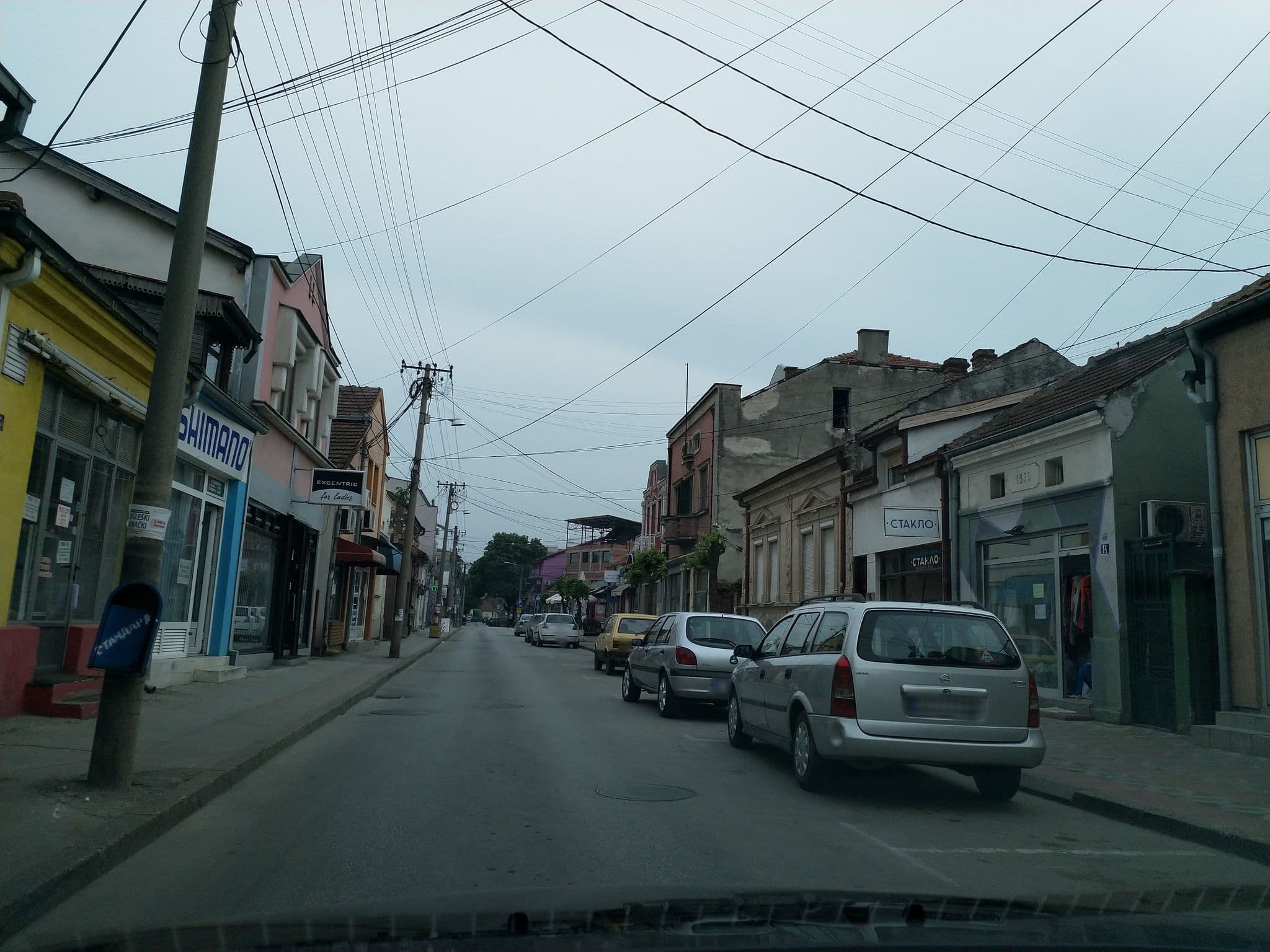 Street view near Pink House Apartments, Jagodina — © aleksajov (CC BY-SA · Mapillary)
