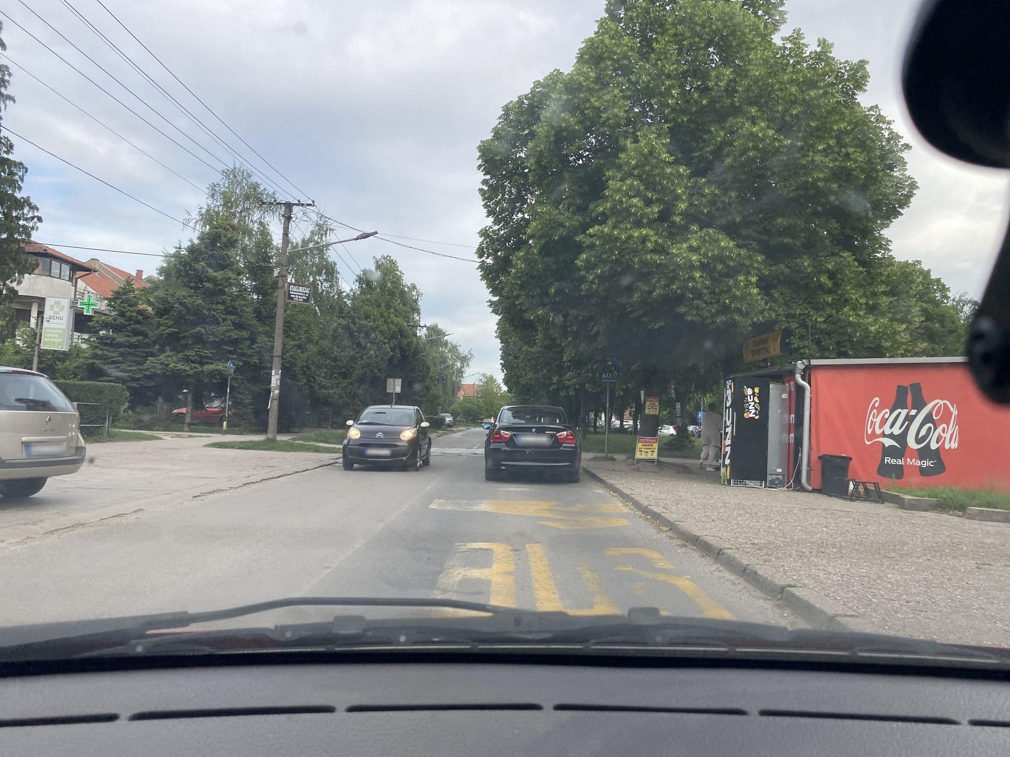 Street view near Obradovic House, Pančevo — © dyordyevich (CC BY-SA · Mapillary)