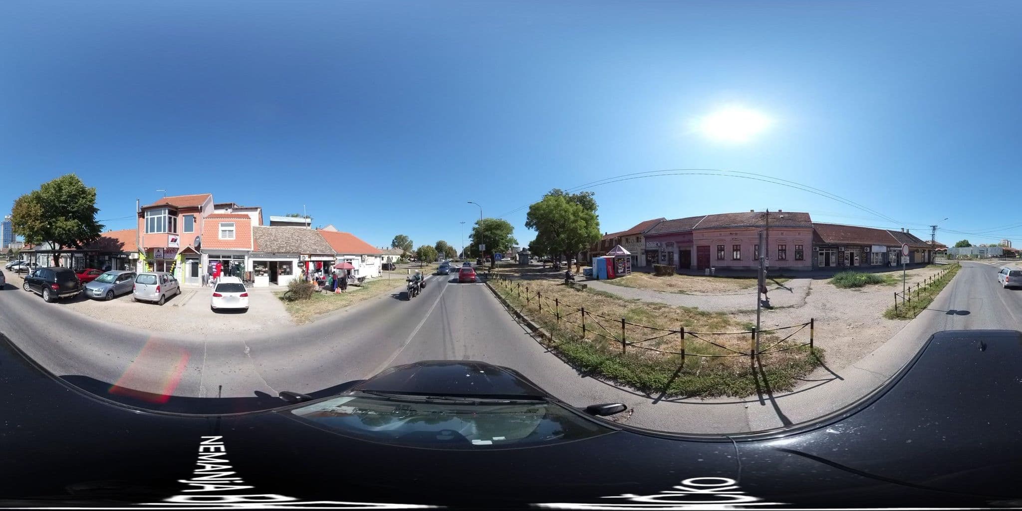 Street view near Hostel DnD, Pančevo — © brackone (CC BY-SA · Mapillary)
