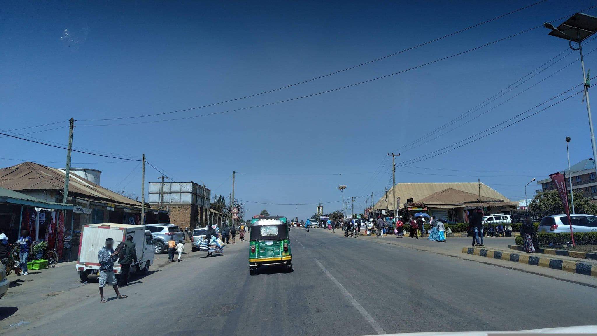 Street view near Mwambasa Lodge, Njombe — © 100sassa (CC BY-SA · Mapillary)