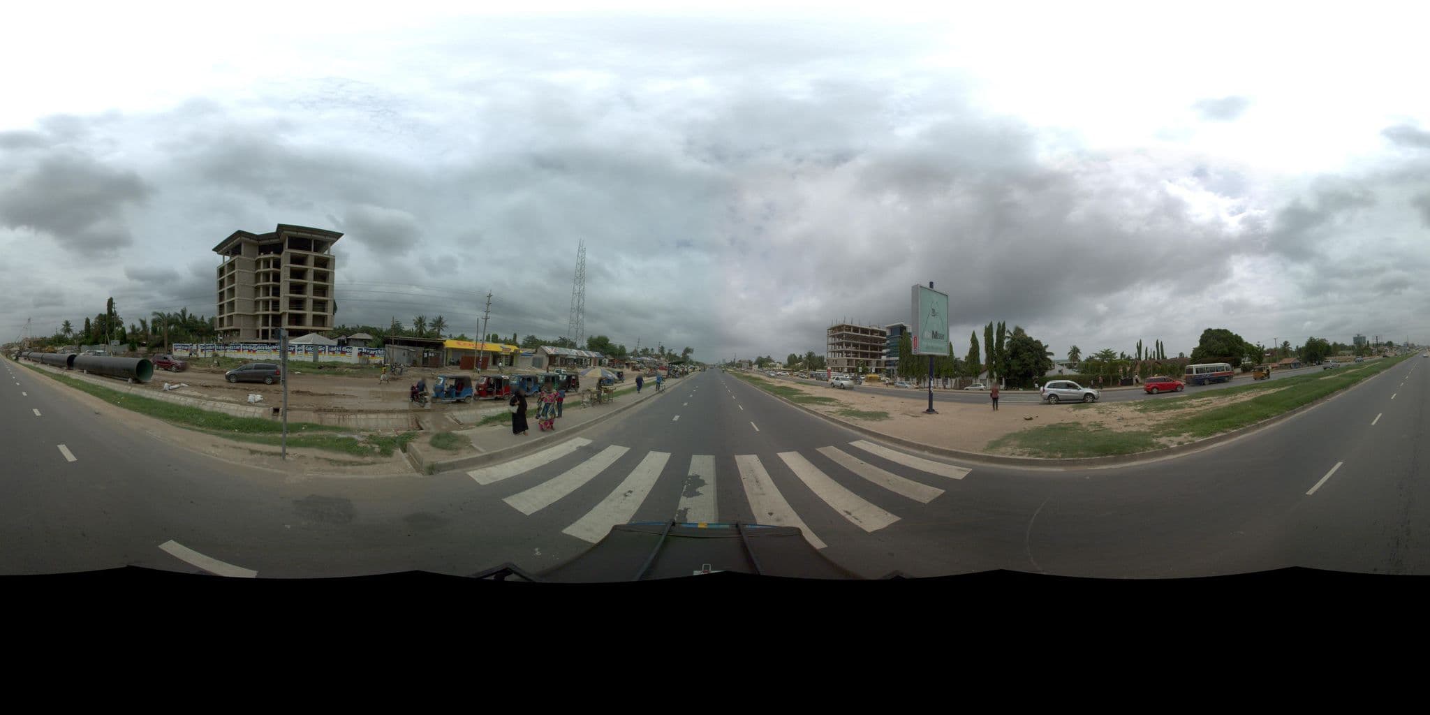 Street view near Palm Rose Hotel, Magomeni — © ramanihuria (CC BY-SA · Mapillary)
