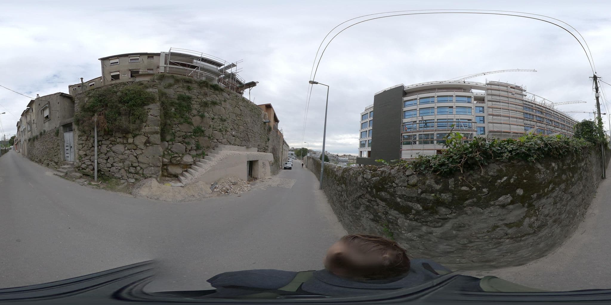 Street view near Renaissance Porto Lapa Hotel, Porto