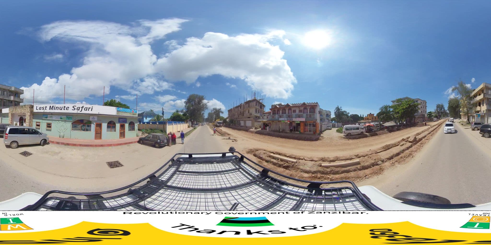 Street view near 27 Cafe Zanzibar Airport Hotel, Zanzibar — © federicodebetto (CC BY-SA · Mapillary)