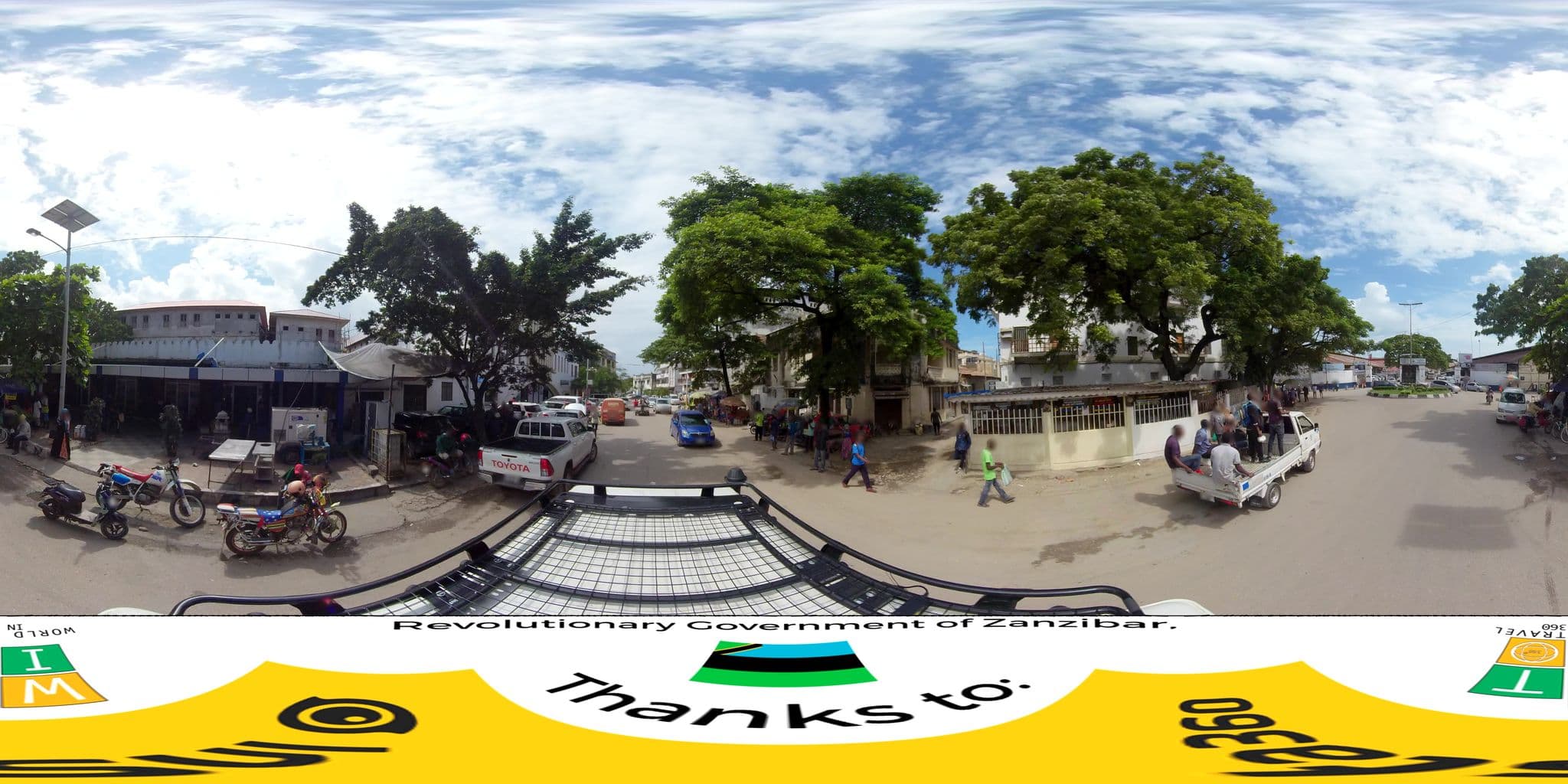 Street view near Bandari House (Formerly Bandari Lodge), Zanzibar — © federicodebetto (CC BY-SA · Mapillary)