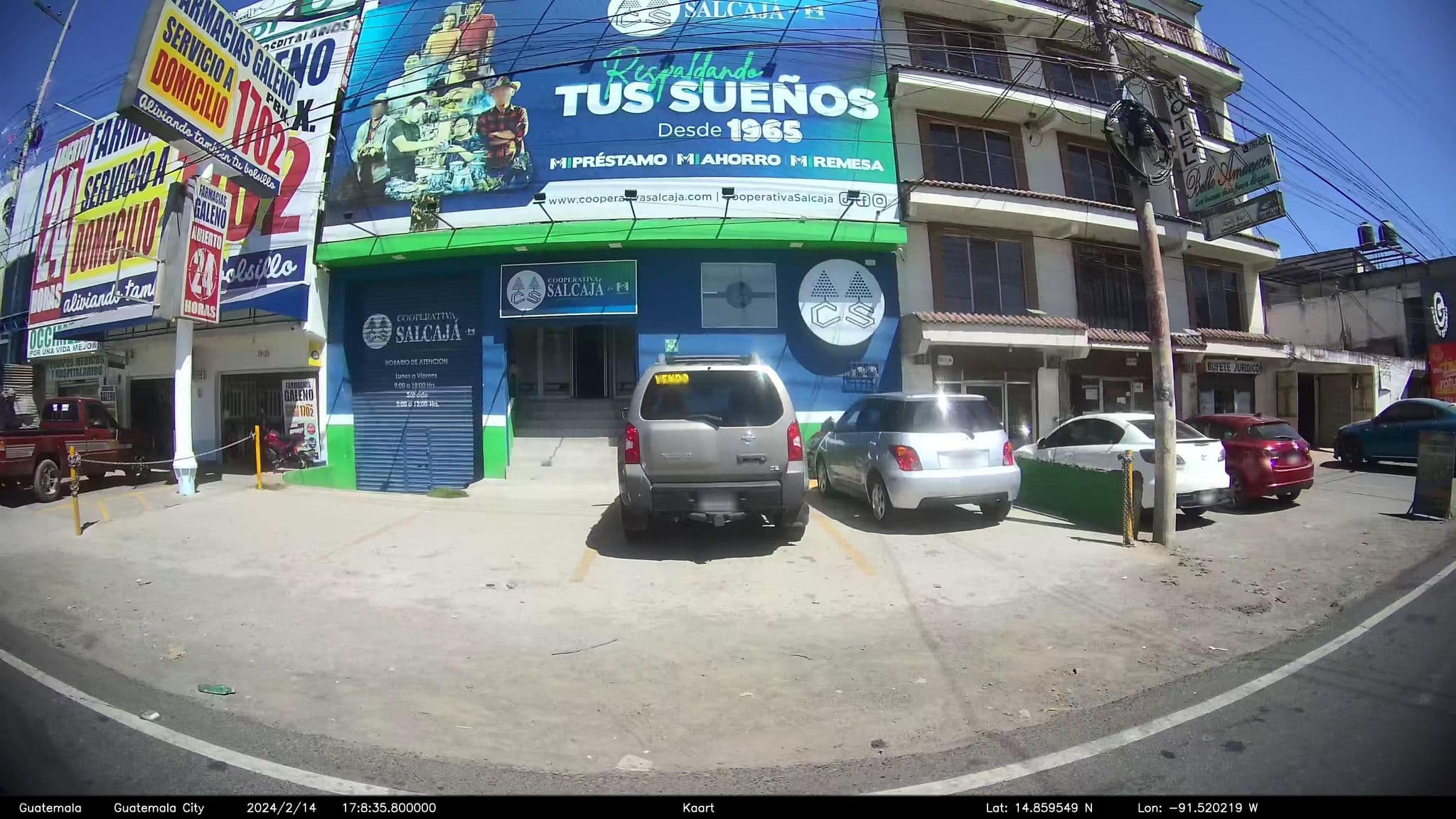 Street view near Madelyn Hotel & Restaurant, Quetzaltenango — © kaart_1 (CC BY-SA · Mapillary)