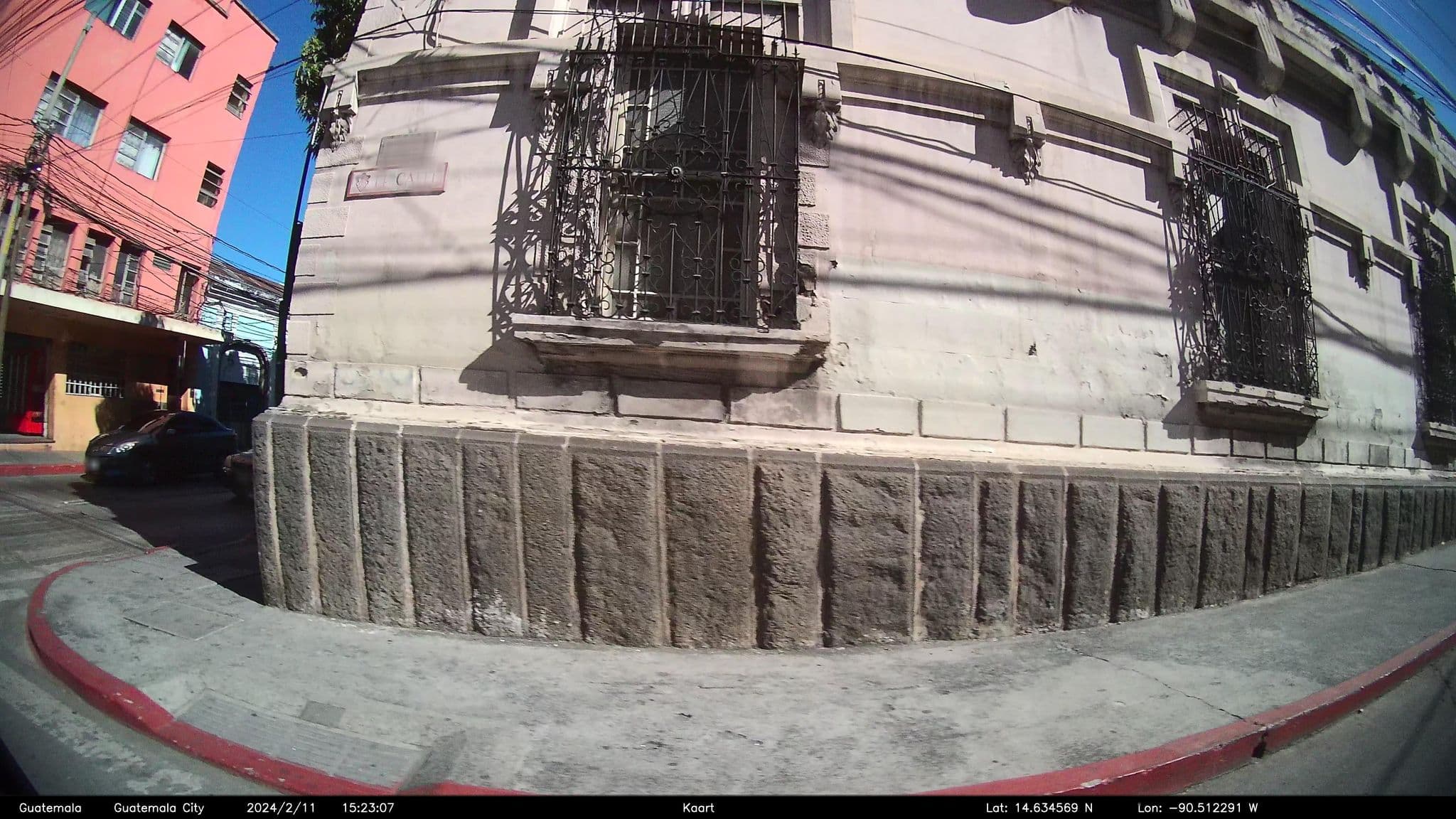 Street view near Capsule Hostel, Guatemala City — © kaart_2 (CC BY-SA · Mapillary)