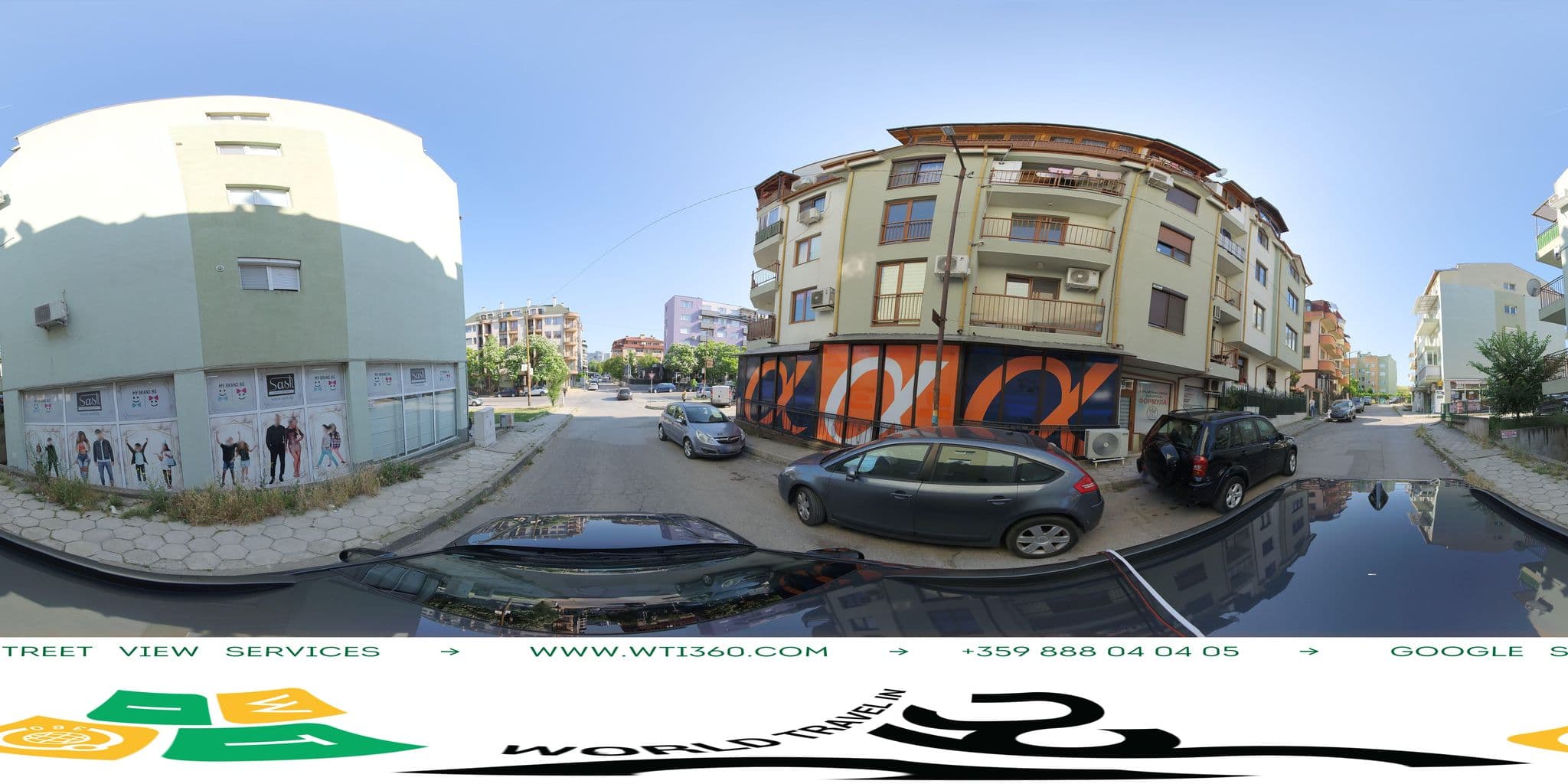 Street view near Lili's Guesthouse, Blagoevgrad — © WTI360 (CC BY-SA · Mapillary)
