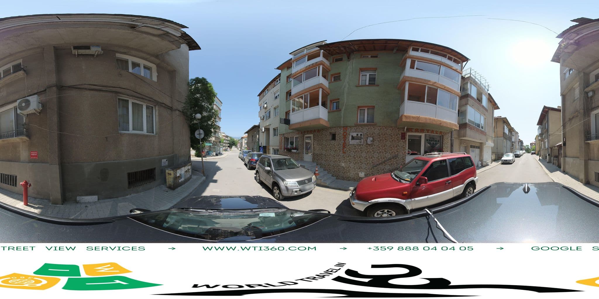 Street view near Хотел Картала, Blagoevgrad — © WTI360 (CC BY-SA · Mapillary)