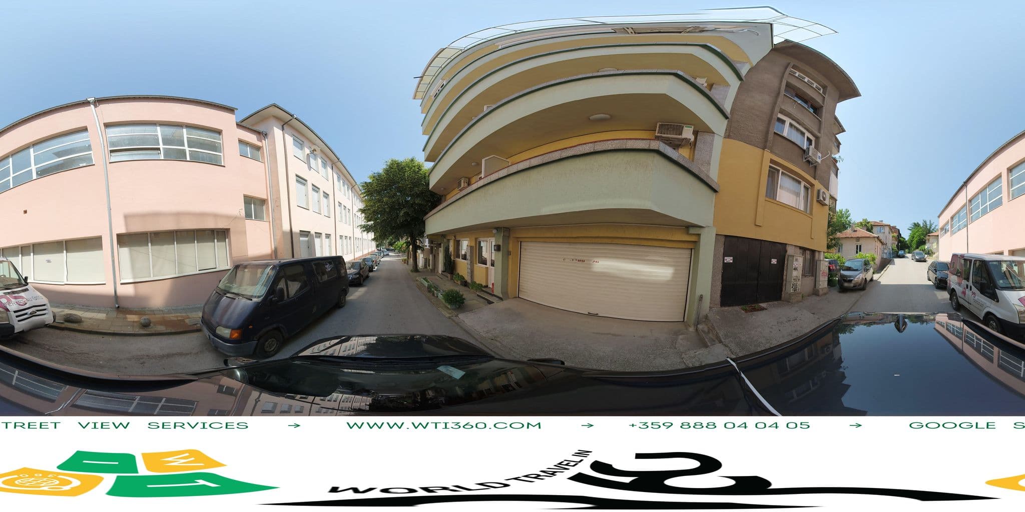 Street view near Хотел Ертанком, Blagoevgrad — © WTI360 (CC BY-SA · Mapillary)