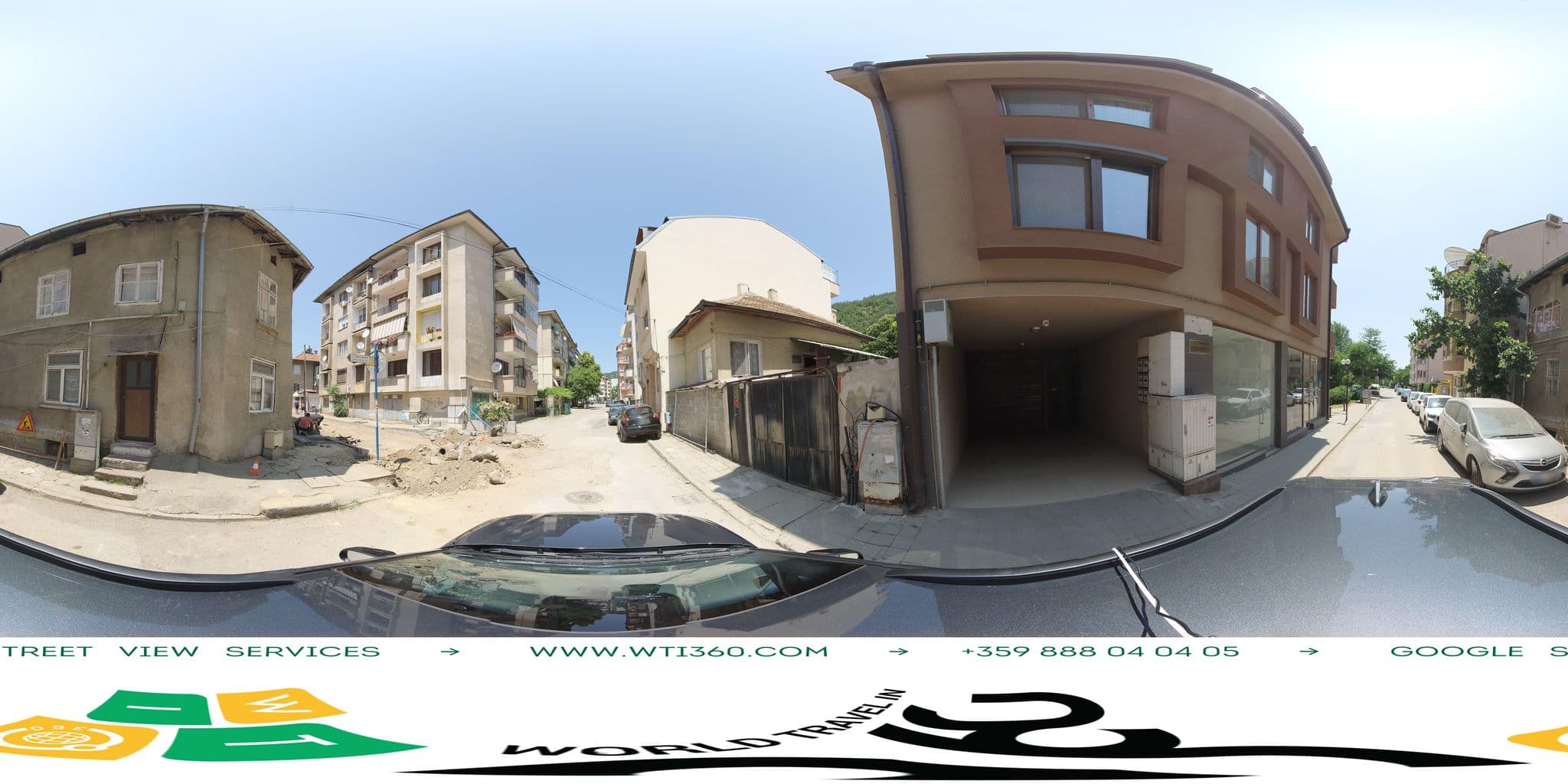 Street view near Hotel Luxor, Blagoevgrad — © WTI360 (CC BY-SA · Mapillary)