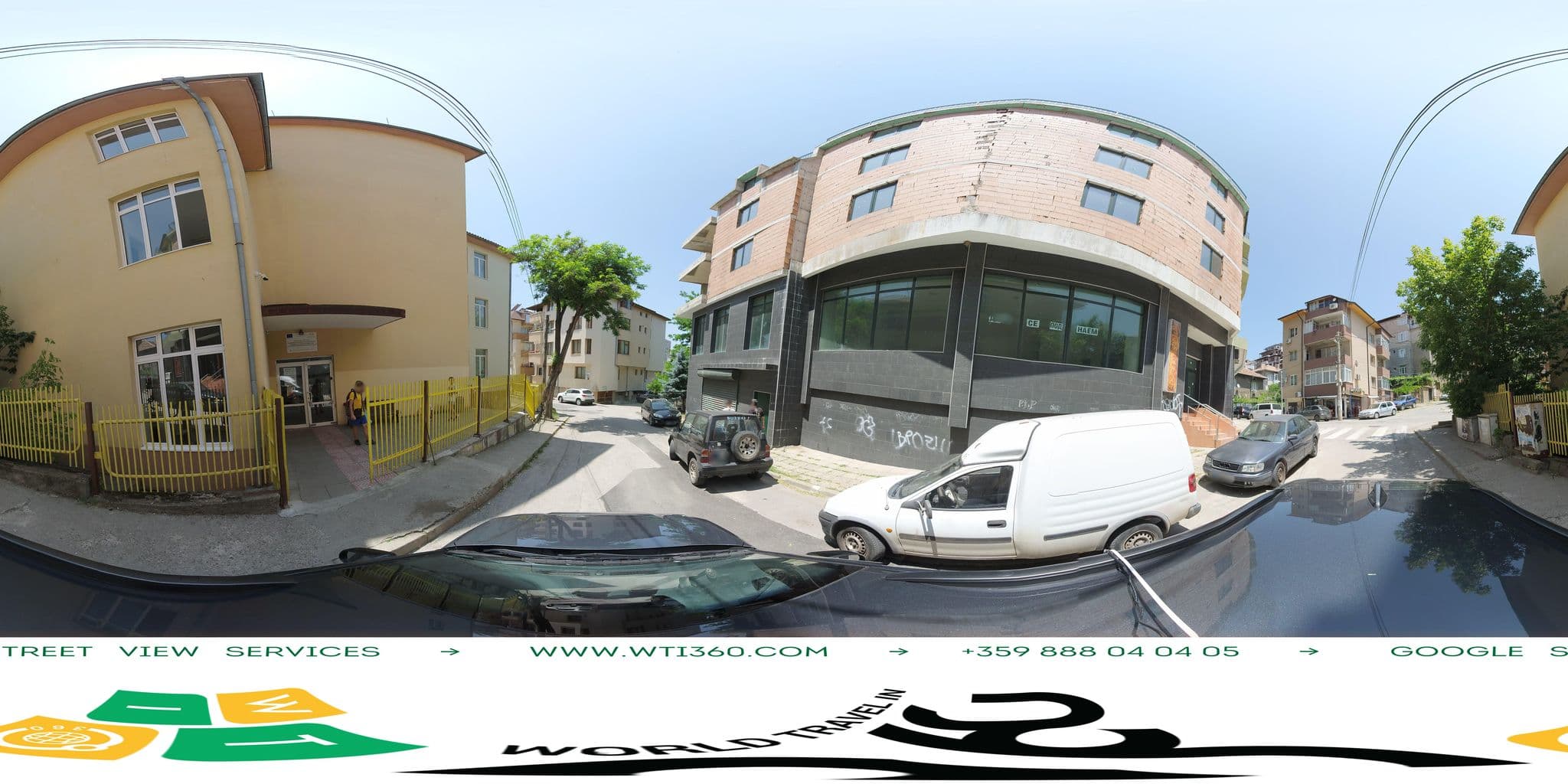 Street view near Хотел "Корона", Blagoevgrad — © WTI360 (CC BY-SA · Mapillary)