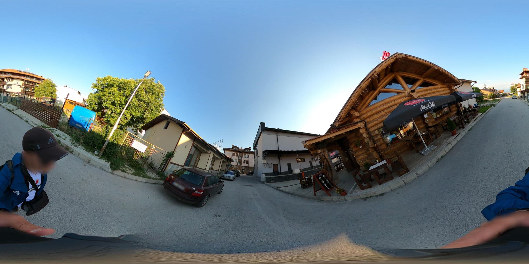 Street view near Hotel Baryakov, Bansko — © alexanderbtodorov (CC BY-SA · Mapillary)