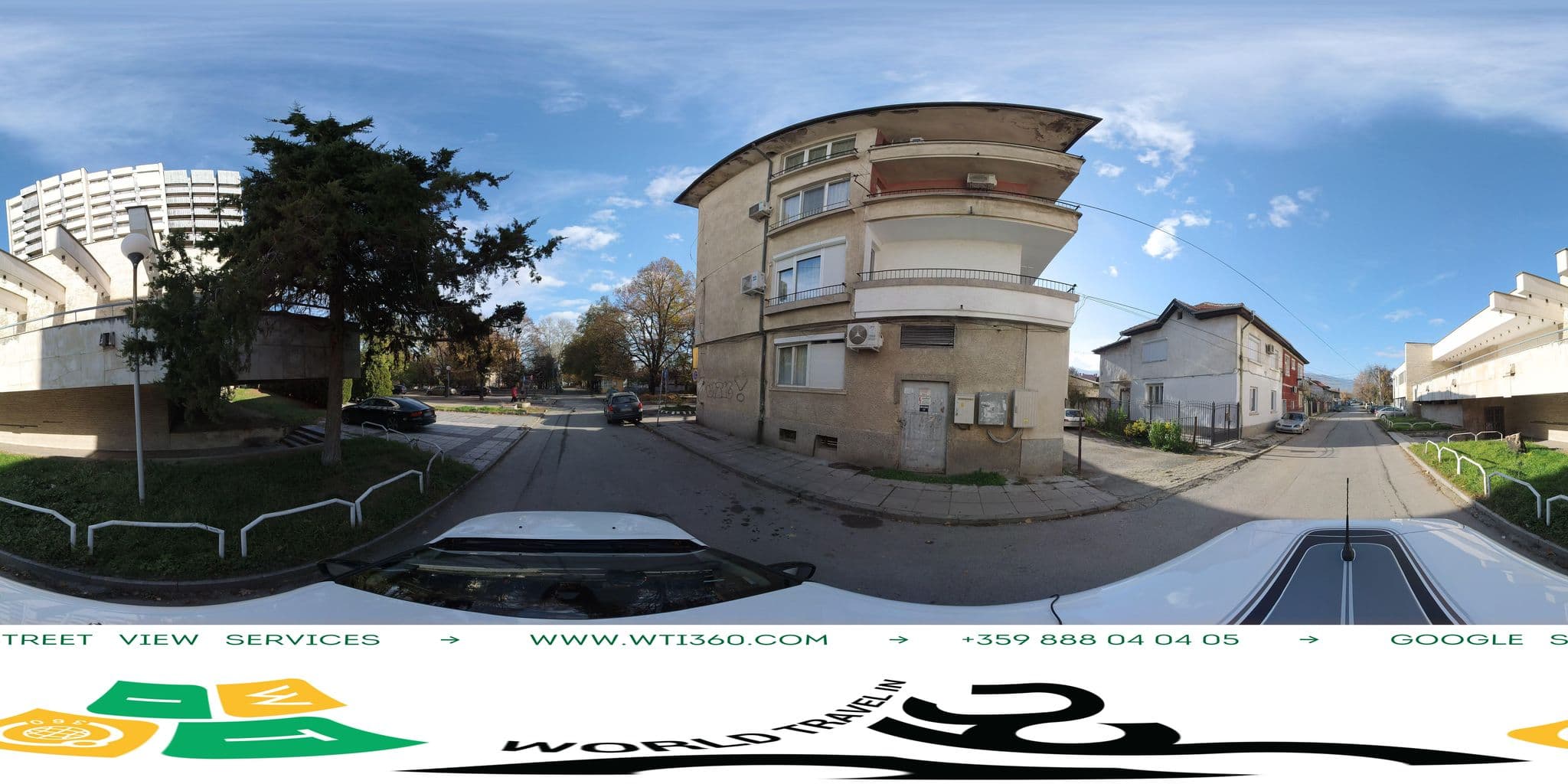 Street view near Хотел Велбъжд, Kyustendil — © WTI360 (CC BY-SA · Mapillary)