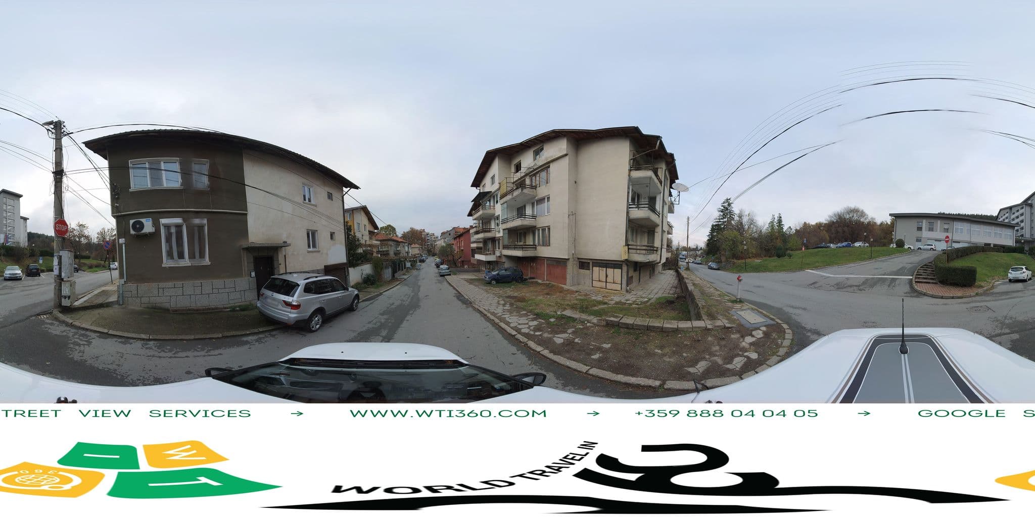 Street view near Парк Хотел Кюстендил(Park Hotel Kyustendil), Kyustendil — © WTI360 (CC BY-SA · Mapillary)