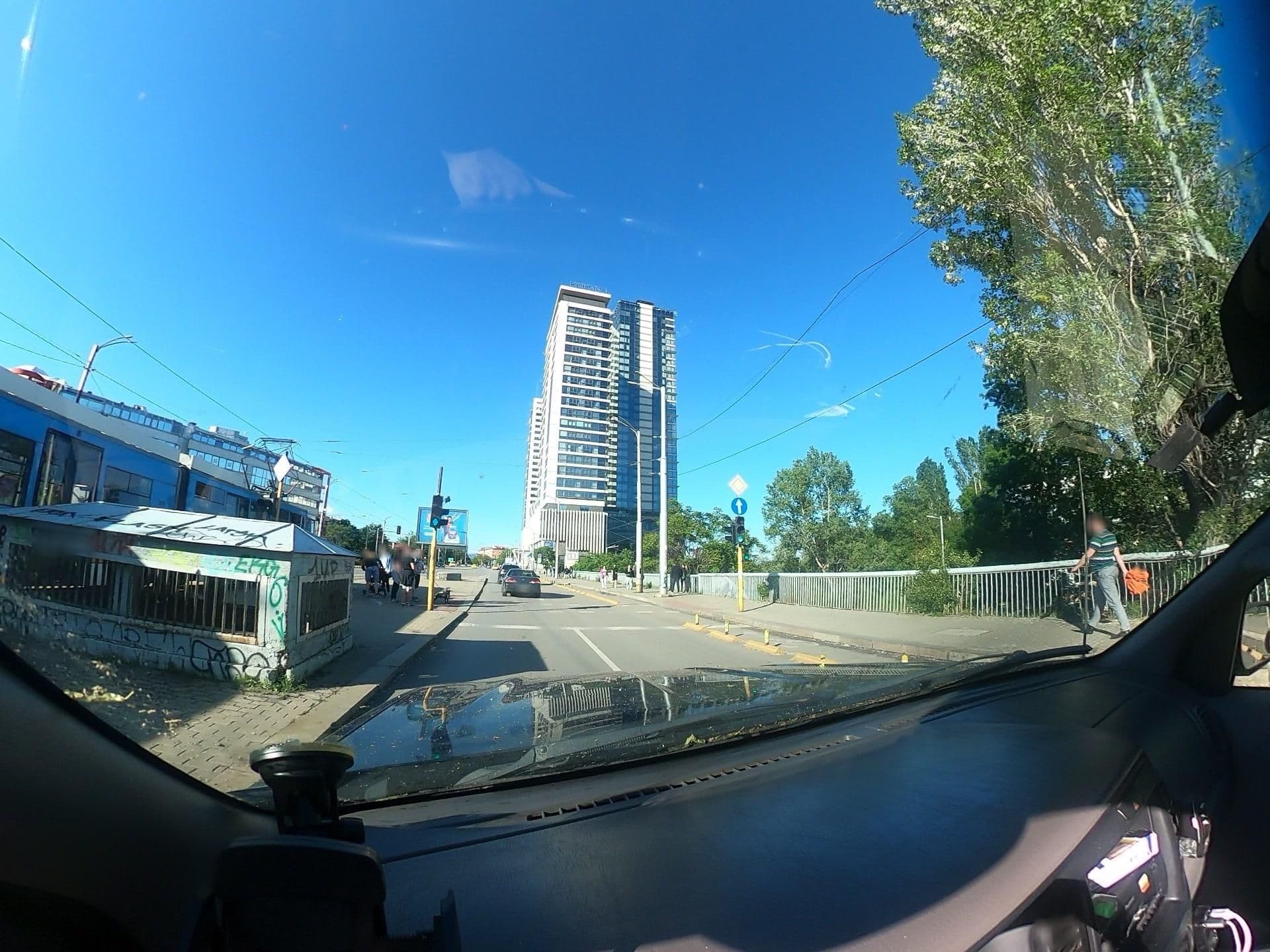 Street view near Grand Hotel Milennium Sofia, Sofia — © 00359888278721 (CC BY-SA · Mapillary)