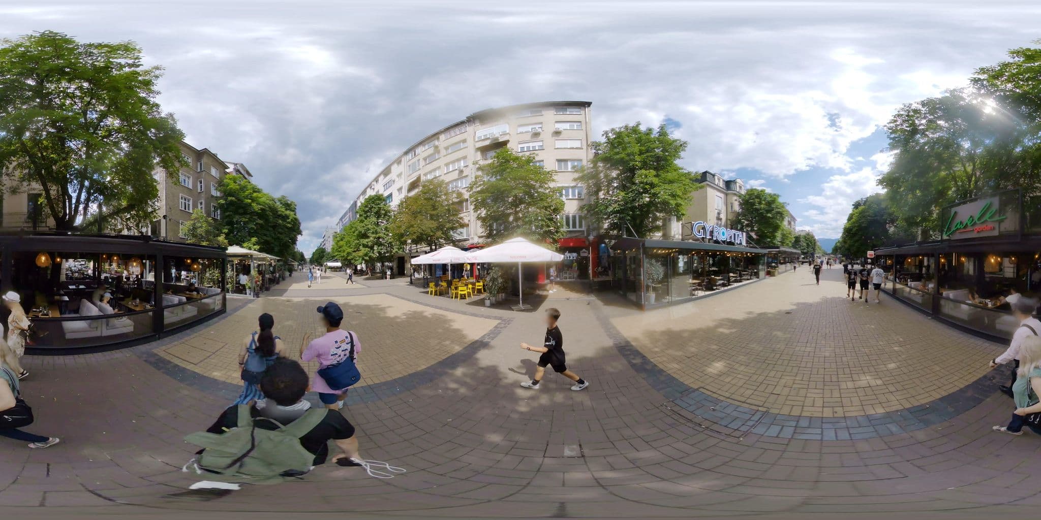 Street view near Agora Boutique, Sofia — © mapconcierge (CC BY-SA · Mapillary)