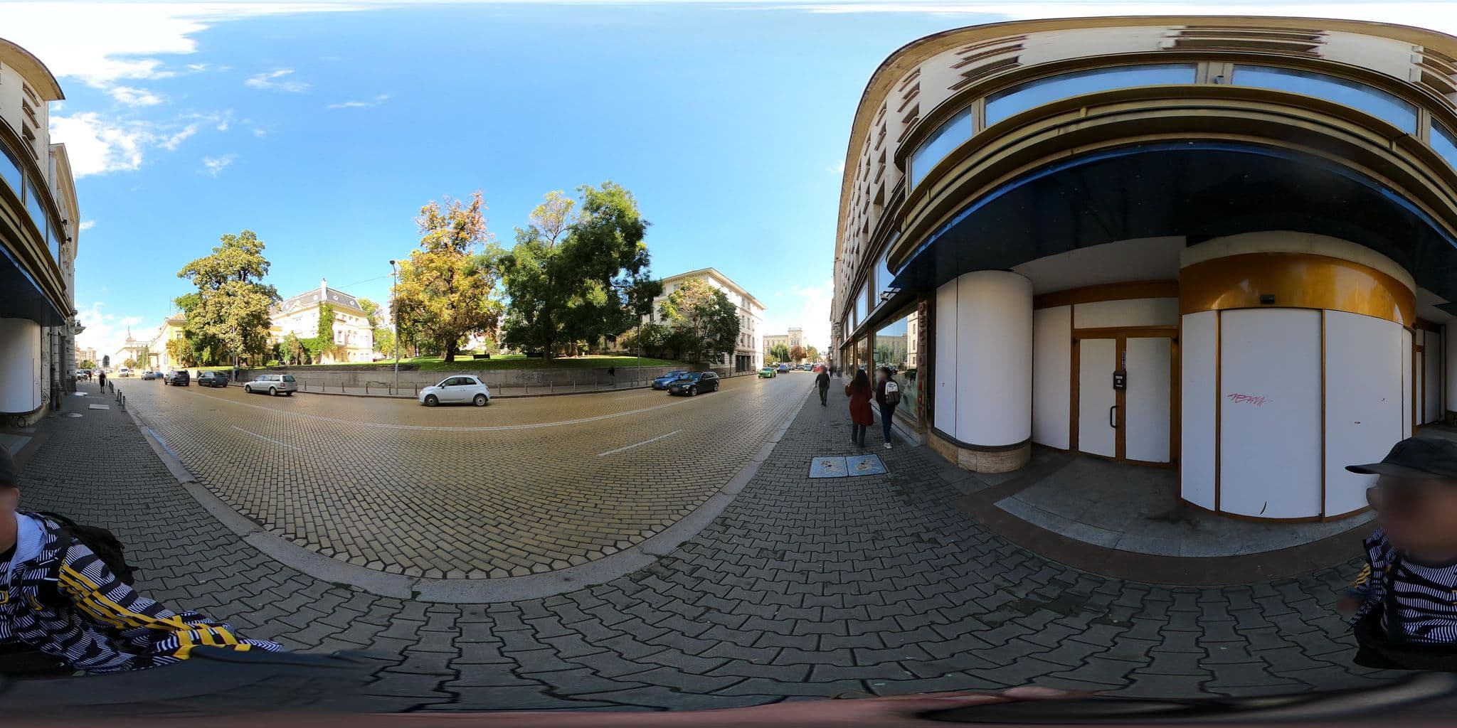 Street view near Grand Hotel Bulgaria Restaurant, Sofia — © alexanderbtodorov (CC BY-SA · Mapillary)