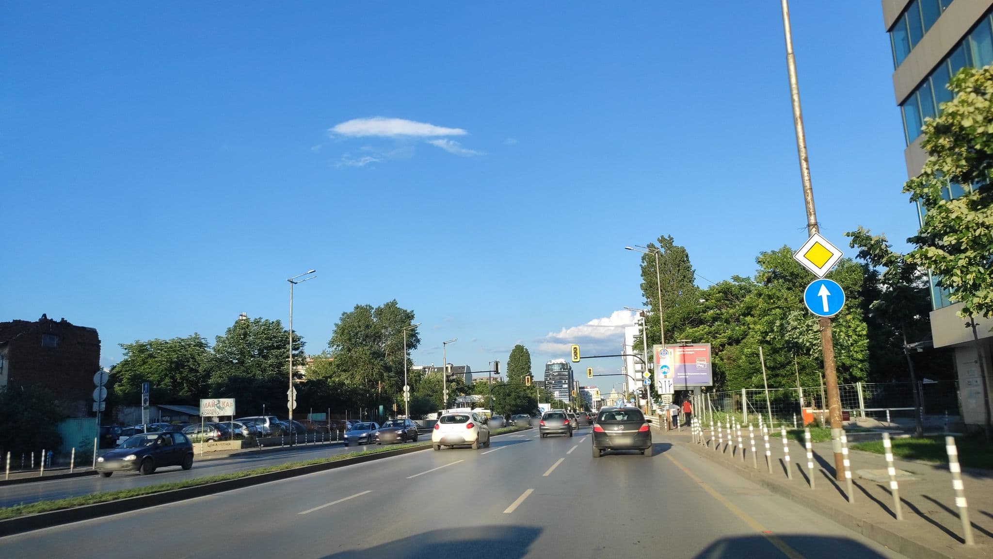 Street view near Central West Hotel, Sofia — © kalvin (CC BY-SA · Mapillary)