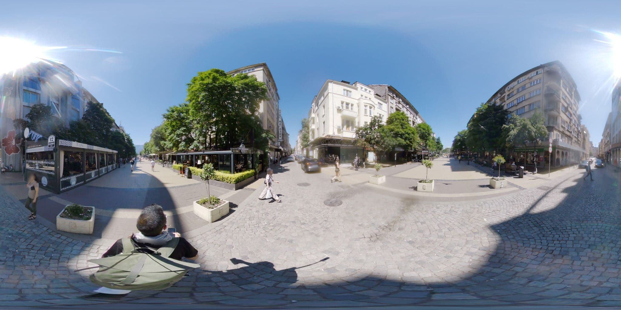 Street view near R34 Boutique Hotel, Sofia — © mapconcierge (CC BY-SA · Mapillary)