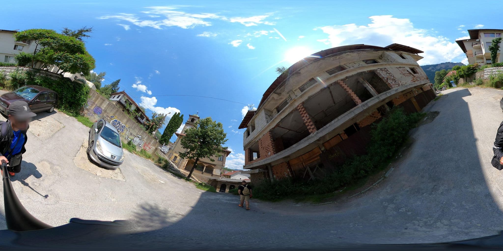 Street view near Hotel Vit, Teteven — © alexanderbtodorov (CC BY-SA · Mapillary)