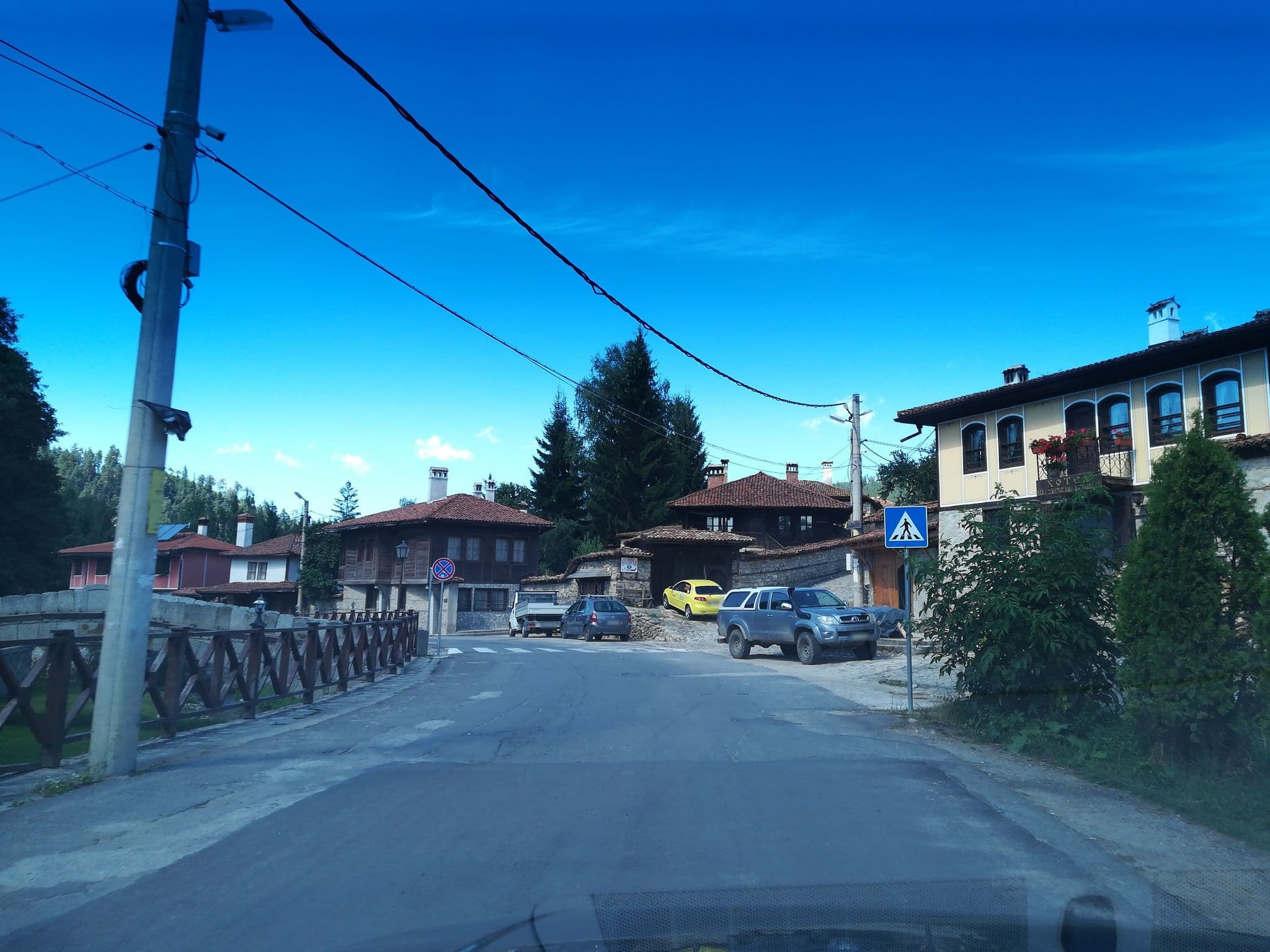 Street view near Shulevi Kashti Hotel, Koprivshtitsa — © ivanov (CC BY-SA · Mapillary)