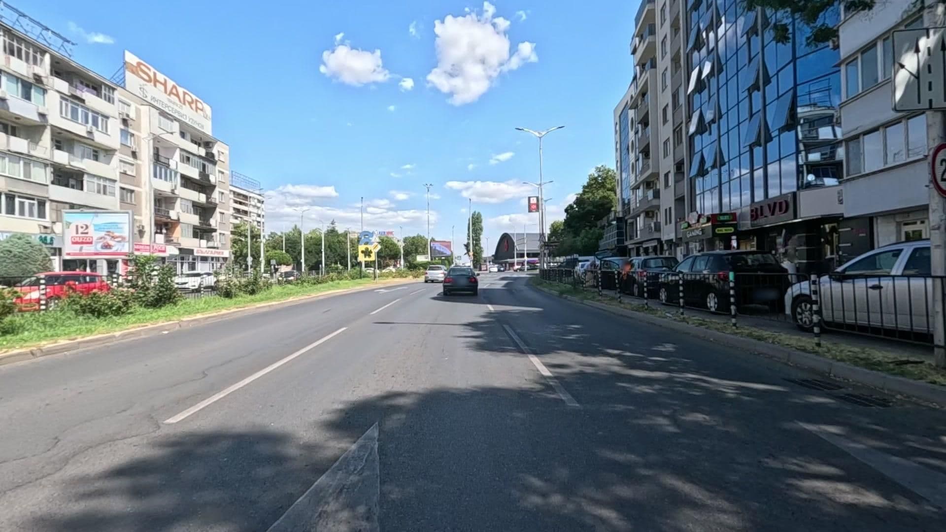 Street view near Hotel Blvd7, Plovdiv — © Kristiqn (CC BY-SA · Mapillary)