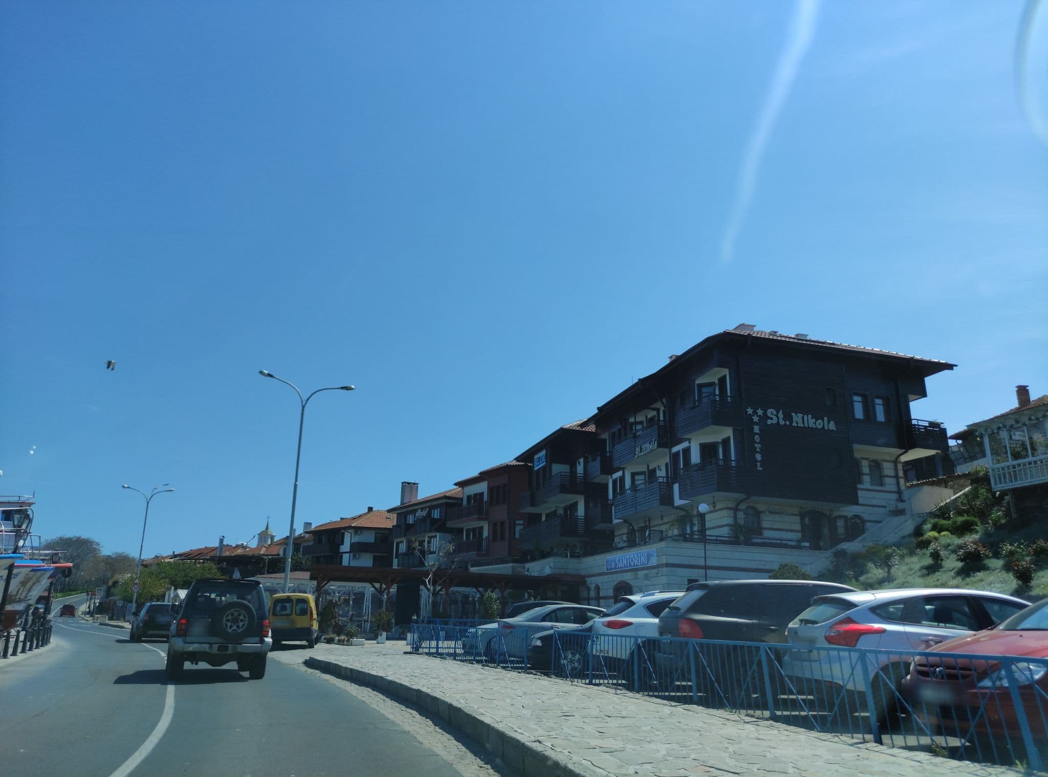 Street view near Saint Nikola Hotel, Nesebar — © neau (CC BY-SA · Mapillary)