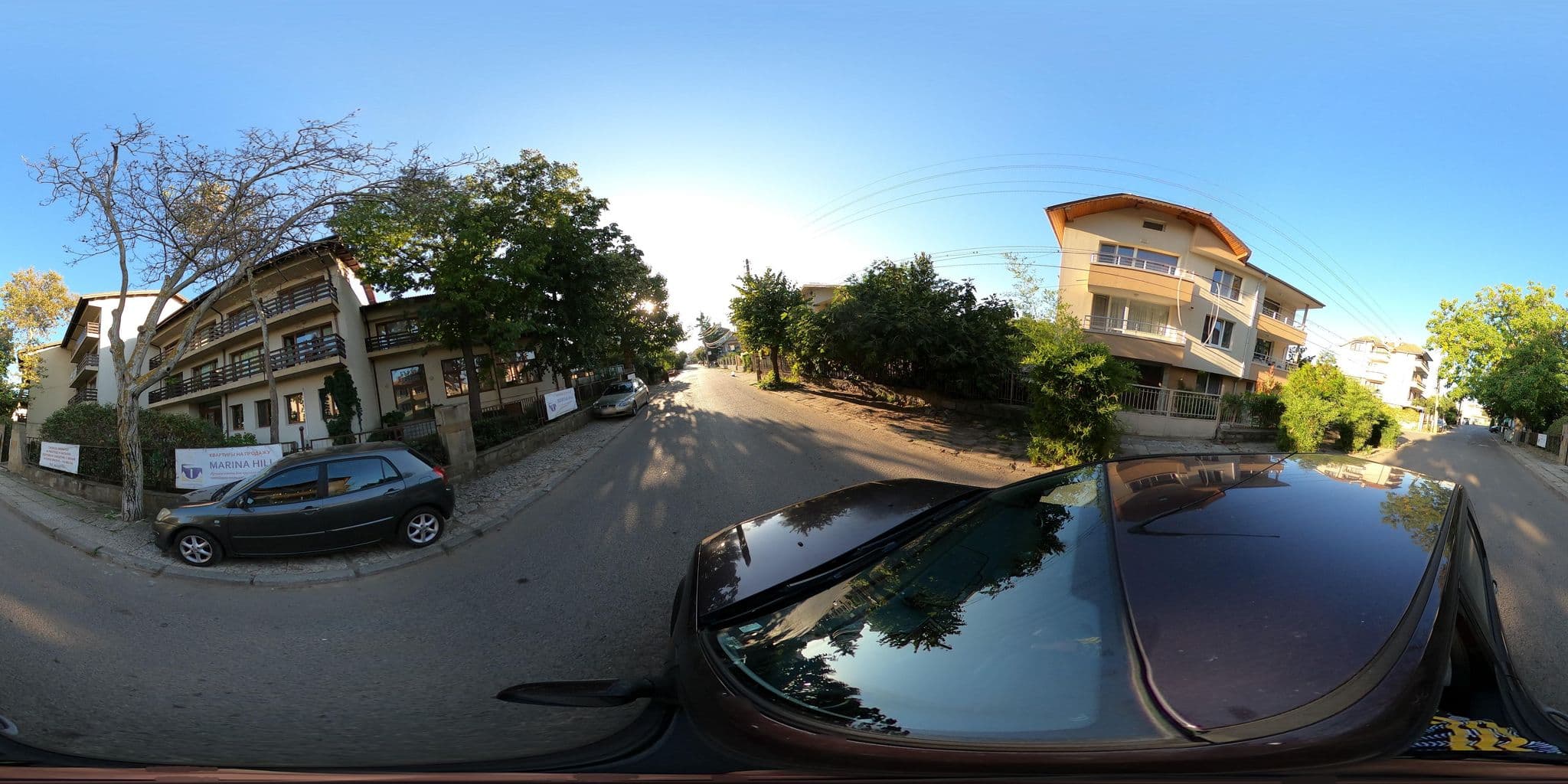 Street view near Marina Hill, Chernomorets — © alexanderbtodorov (CC BY-SA · Mapillary)
