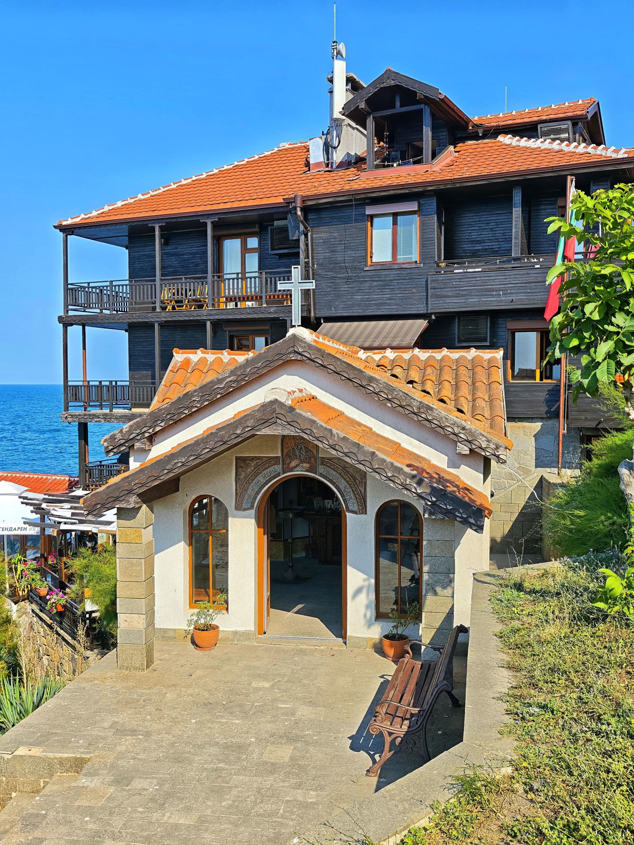 Street view near Диаманти, Sozopol — © km2bp (CC BY-SA · Mapillary)