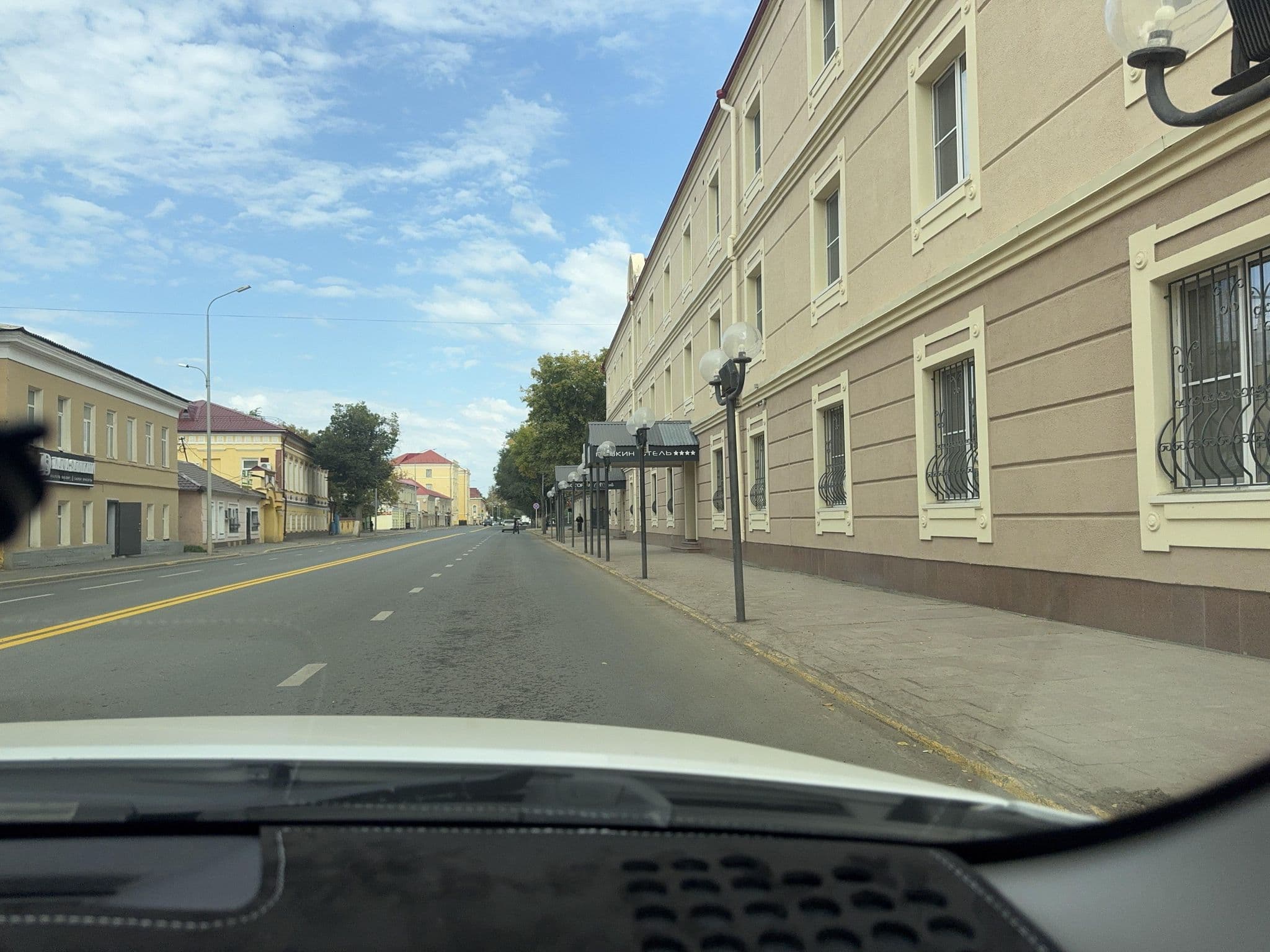 Street view near Pushkin Hotel, Oral — © beka1986 (CC BY-SA · Mapillary)