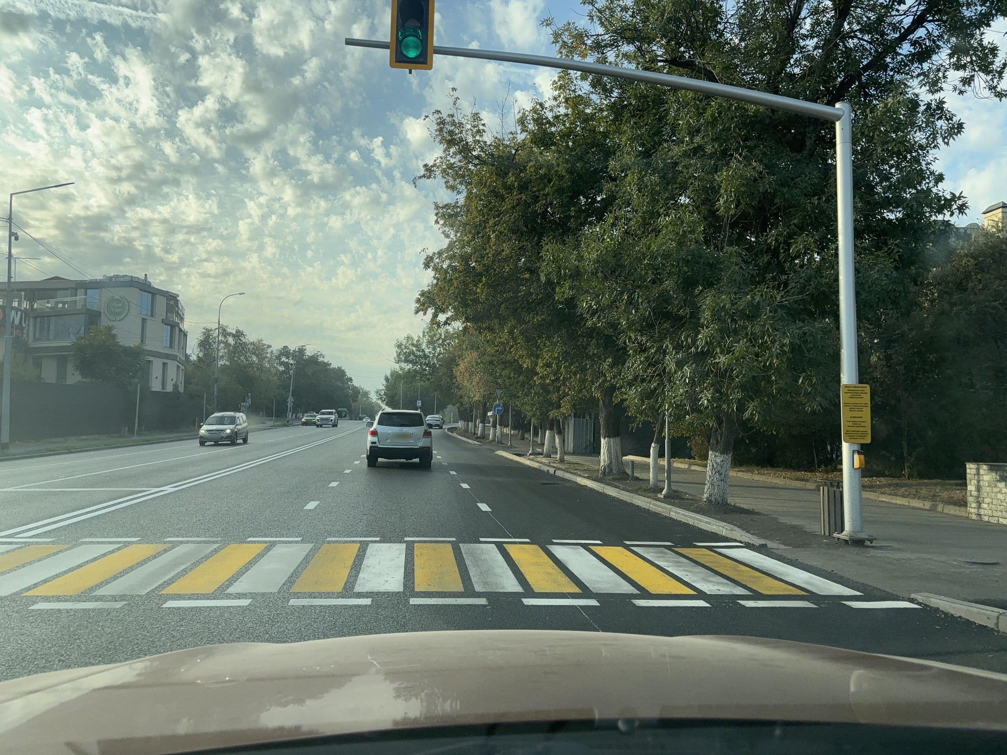 Street view near Canvas Hotel, Shymkent — © Daulet-78 (CC BY-SA · Mapillary)