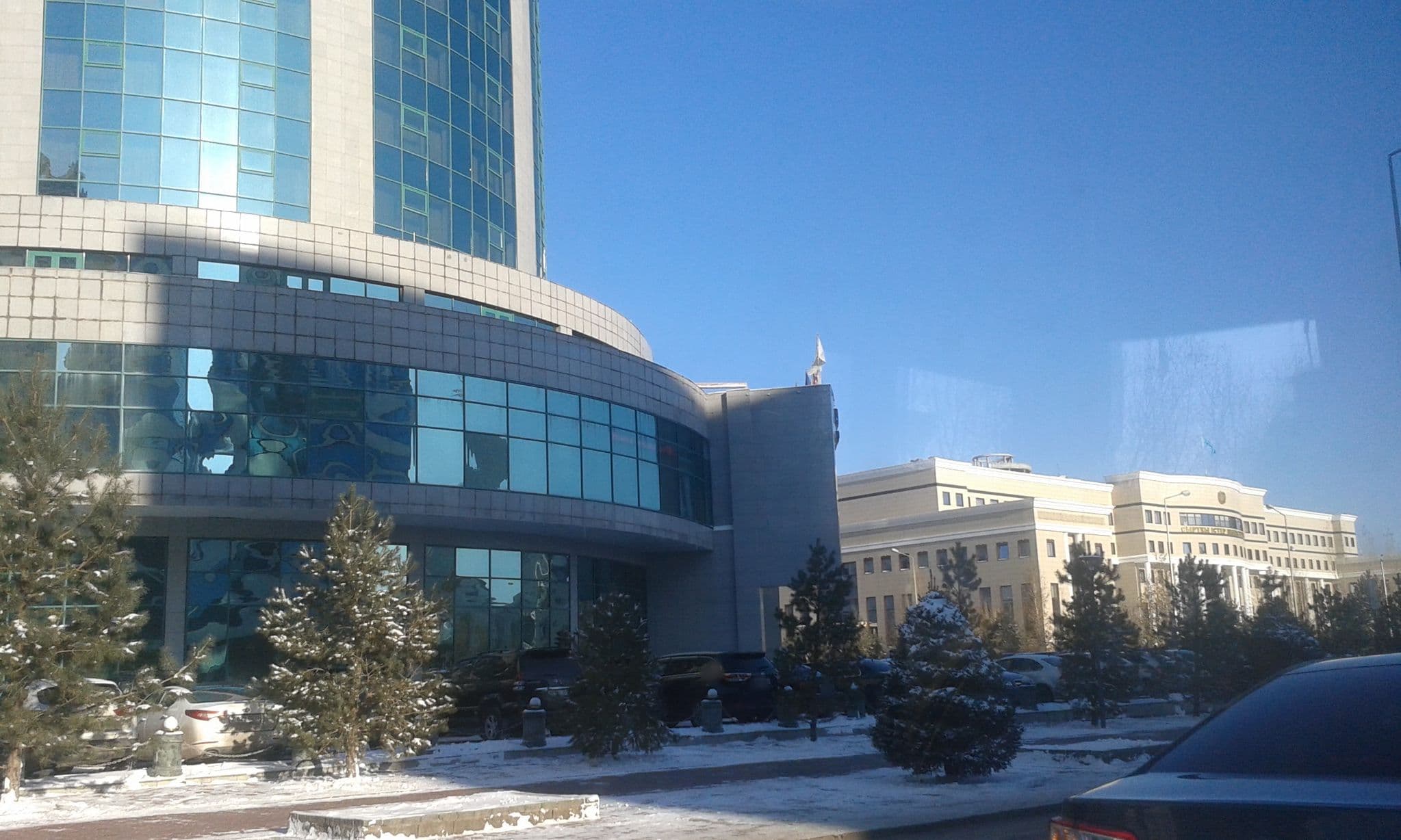 Street view near Diplomat Hotel, Astana — © zhumagulovas (CC BY-SA · Mapillary)