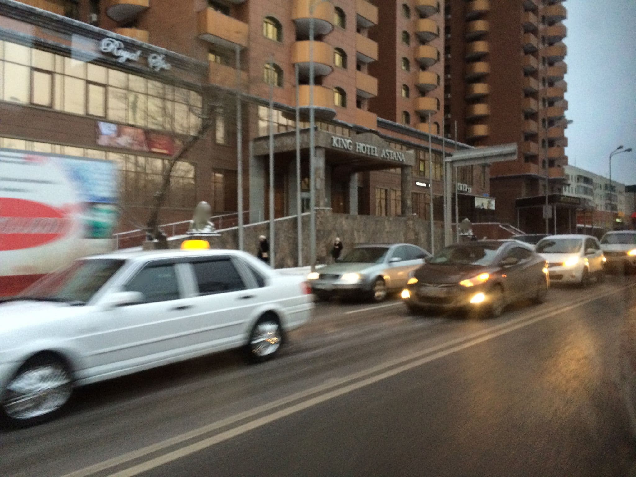 Street view near King Hotel Astana, Astana — © alpamys (CC BY-SA · Mapillary)