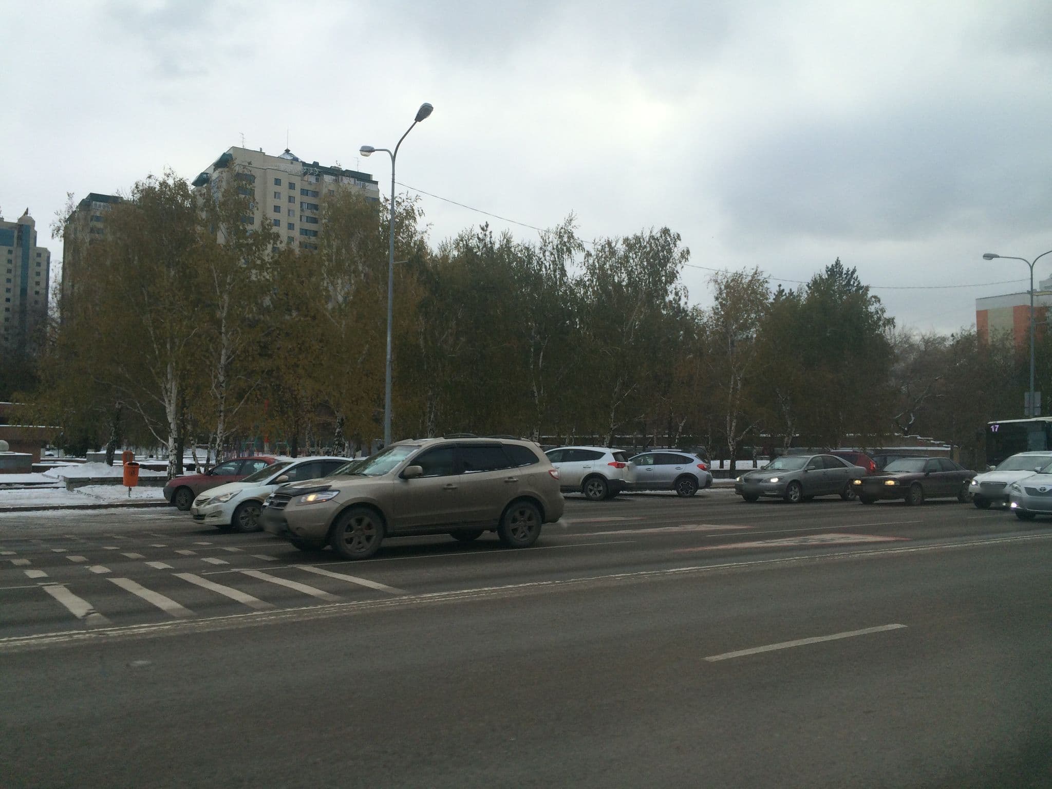 Street view near Abay Hotel, Astana — © nurzhan (CC BY-SA · Mapillary)