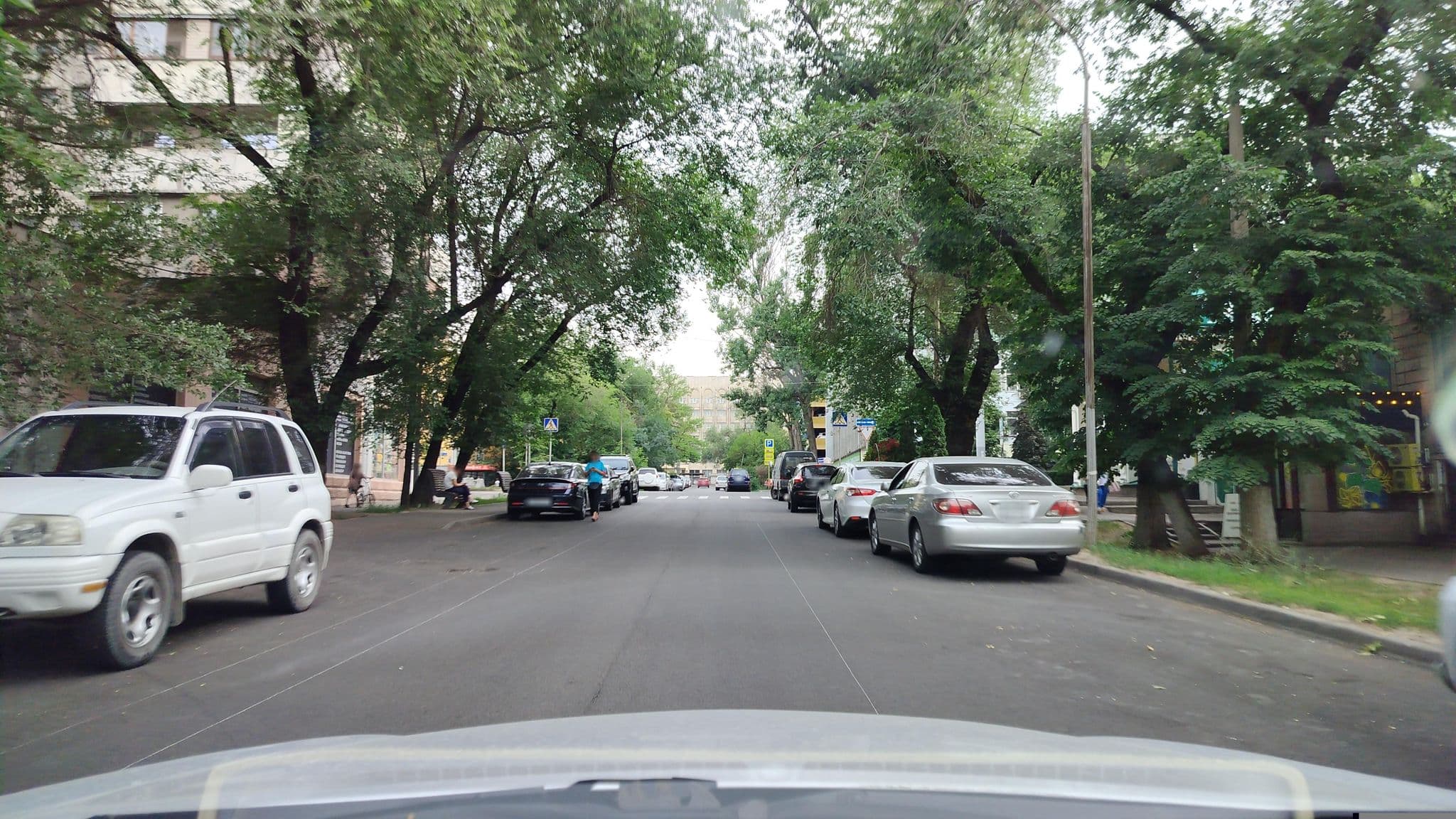 Street view near Turkistan Hotel, Almaty — © sevenmp (CC BY-SA · Mapillary)