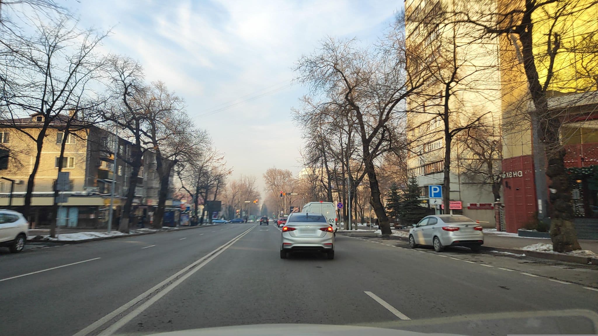 Street view near Grand Sapphire, Almaty — © sevenmp (CC BY-SA · Mapillary)