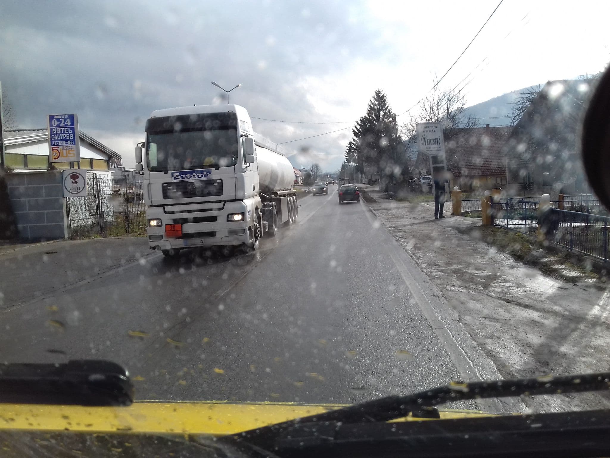 Street view near Motel Calypso, Travnik — © mcbih1 (CC BY-SA · Mapillary)