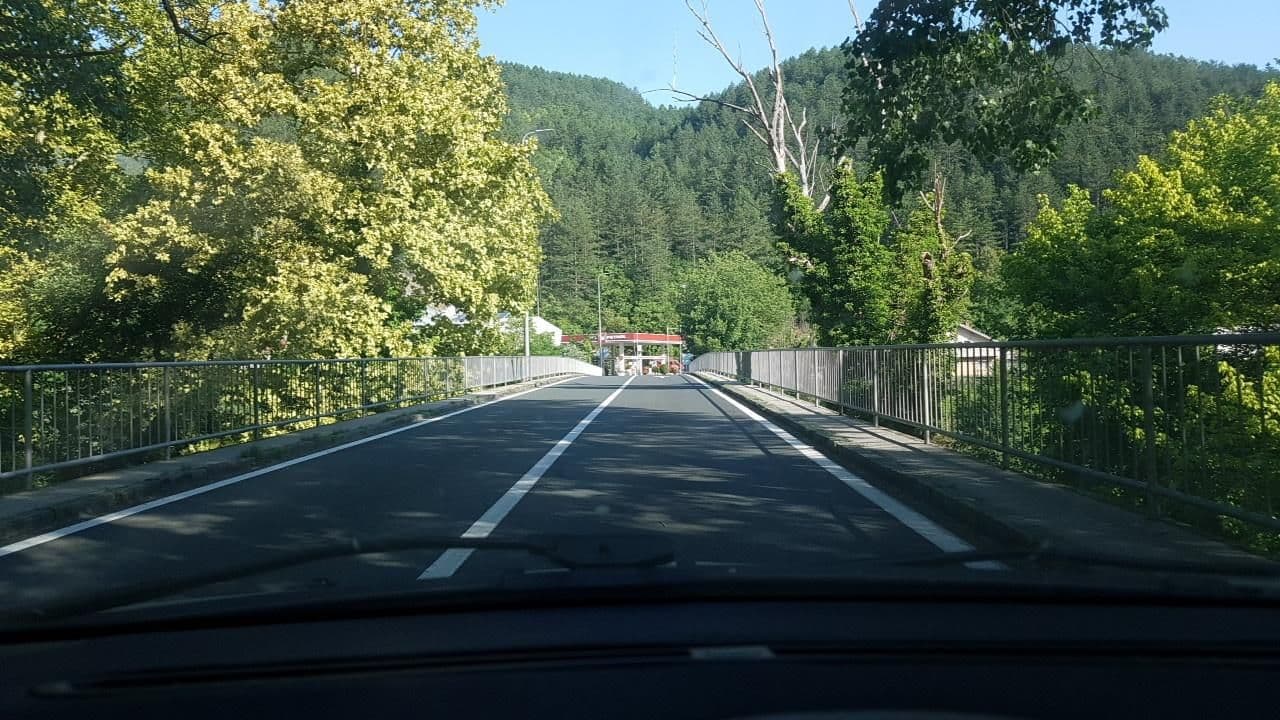 Street view near Atrium Hotel, Ostrožac — © mik007 (CC BY-SA · Mapillary)