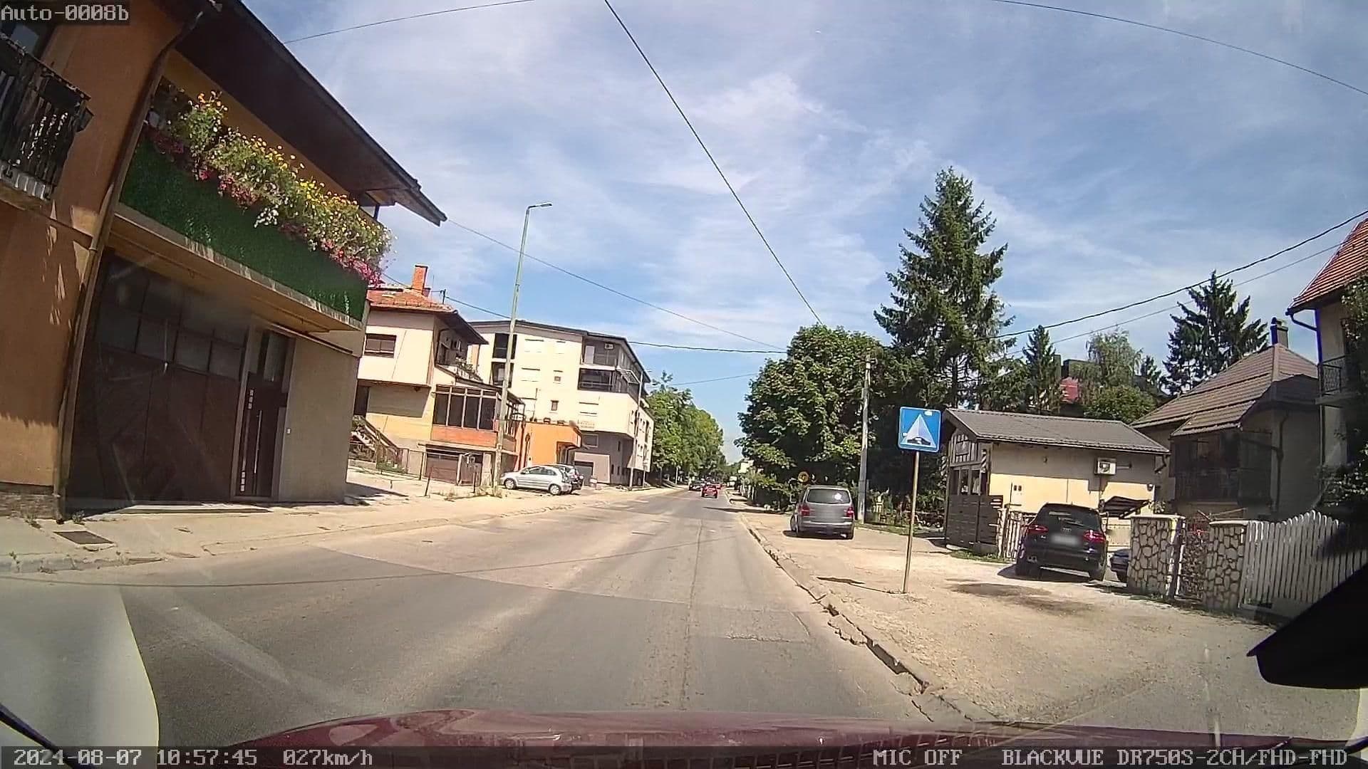 Street view near Moonlight Apartmani, Visoko — © rdnnk (CC BY-SA · Mapillary)