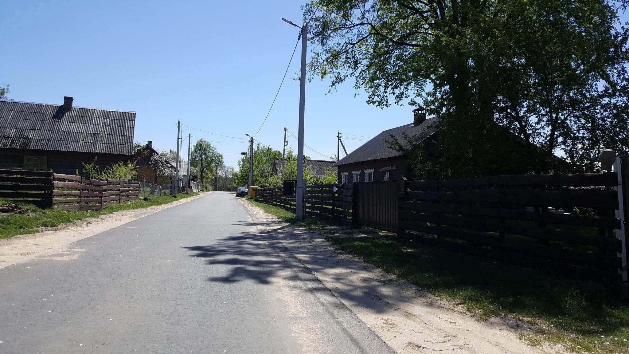 Street view near Усадьба "Деревенский рай", Kamyanyuki — © PesDyuck (CC BY-SA · Mapillary)