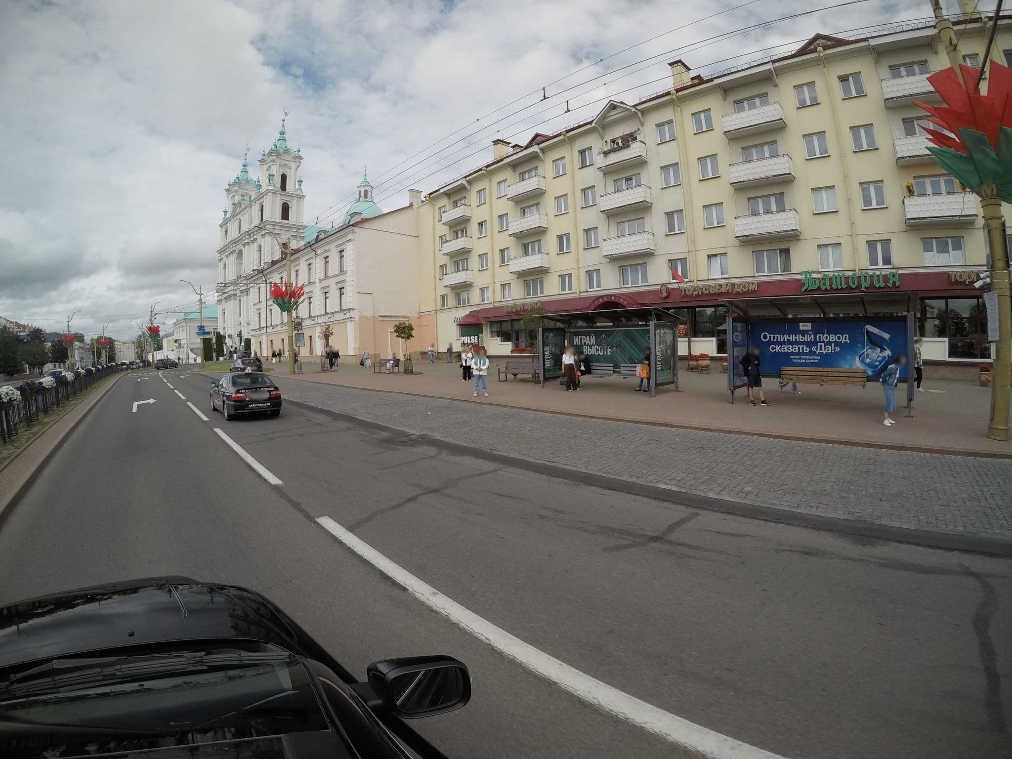 Street view near Apartment City Center, Hrodna — © 4004 (CC BY-SA · Mapillary)