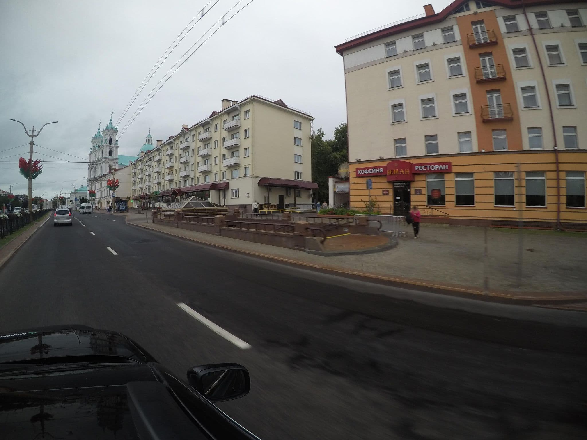 Street view near Гостиница «Неман», Hrodna — © 4004 (CC BY-SA · Mapillary)