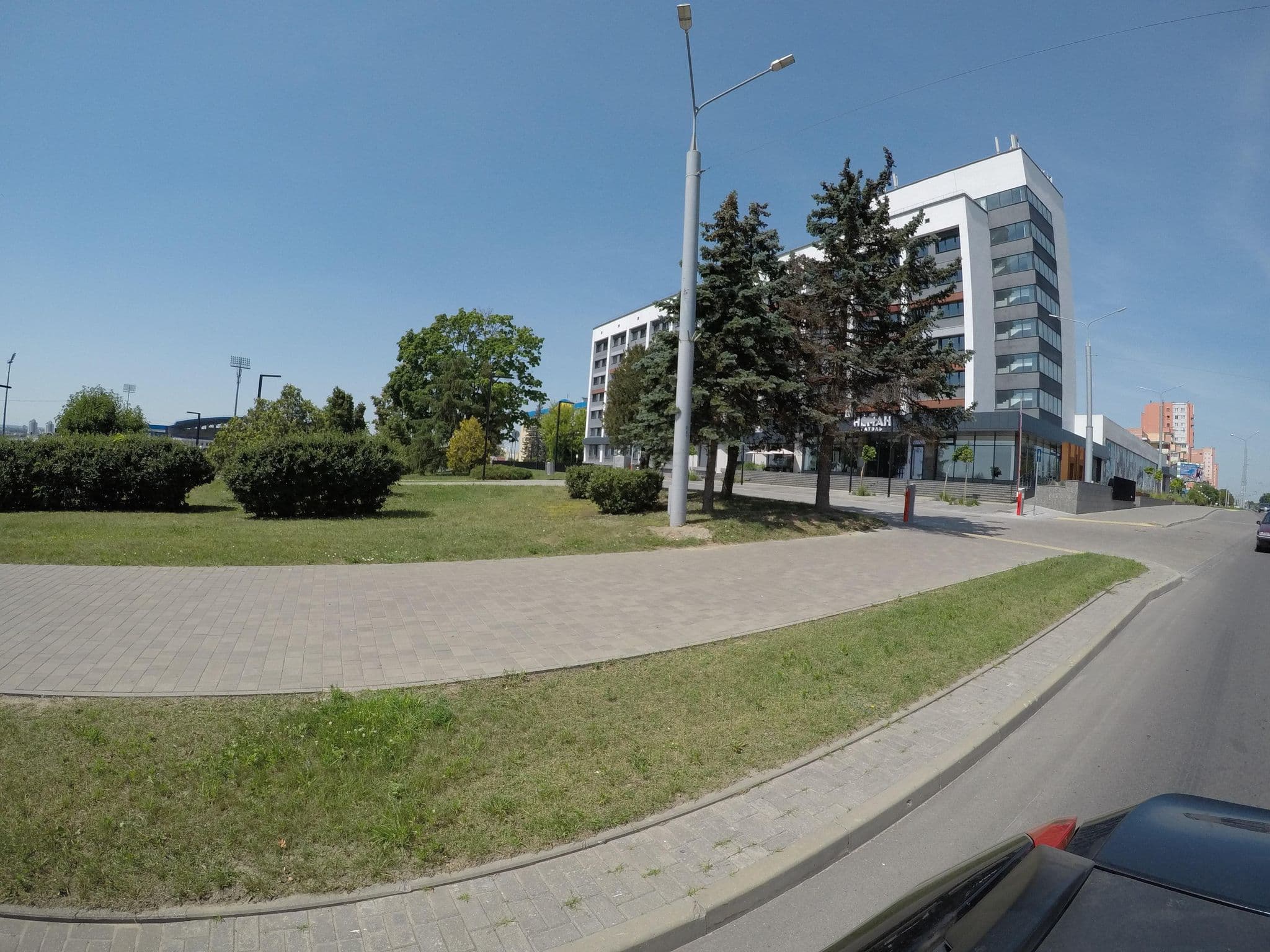 Street view near Гостиница «Беларусь», Hrodna — © 4004 (CC BY-SA · Mapillary)