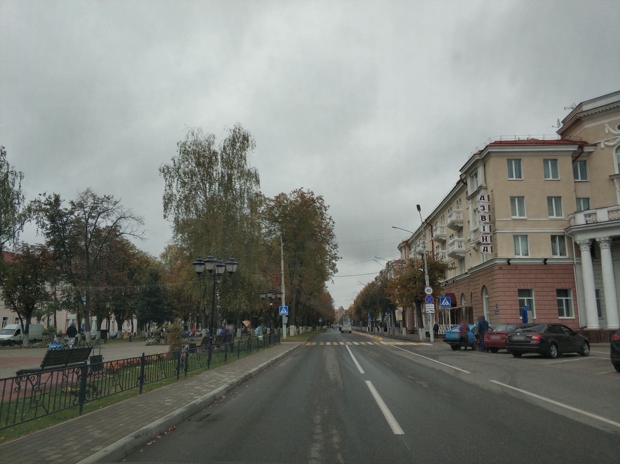 Street view near Гостиничный комплекс «Славянский», Polotsk — © freddouhelk (CC BY-SA · Mapillary)