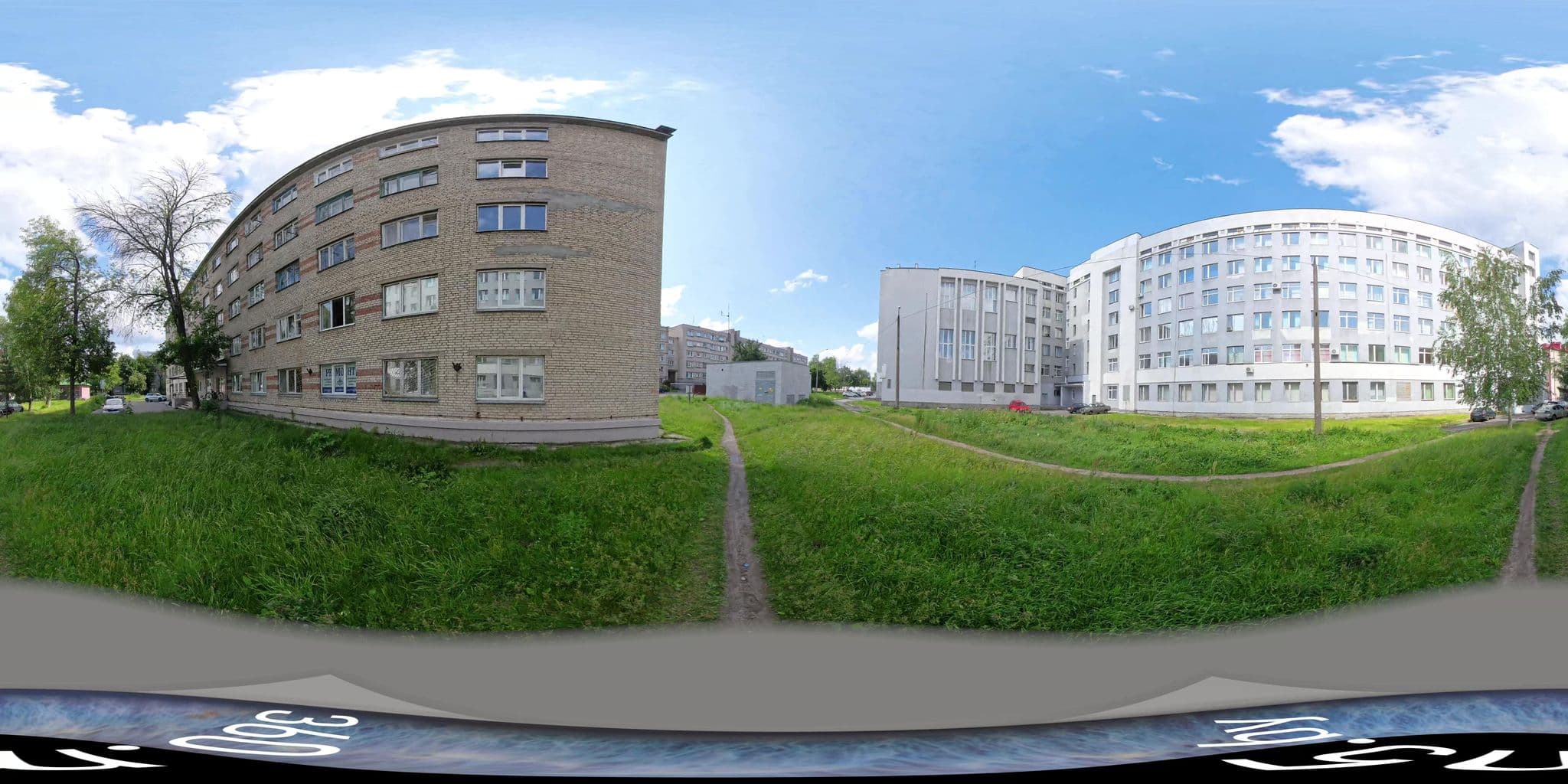 Street view near Общежитие, Homyel' — © 360-m5-by (CC BY-SA · Mapillary)