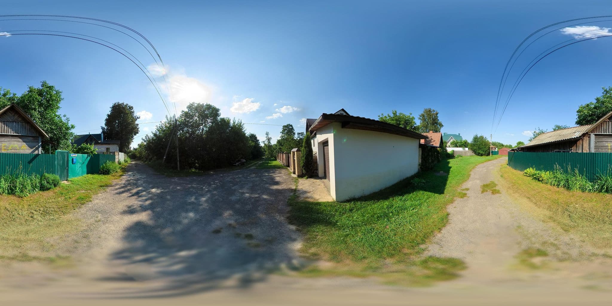 Street view near Гостевой дом (3-й Полевой переулок, 33Б), Homyel' — © 360-m5-by (CC BY-SA · Mapillary)