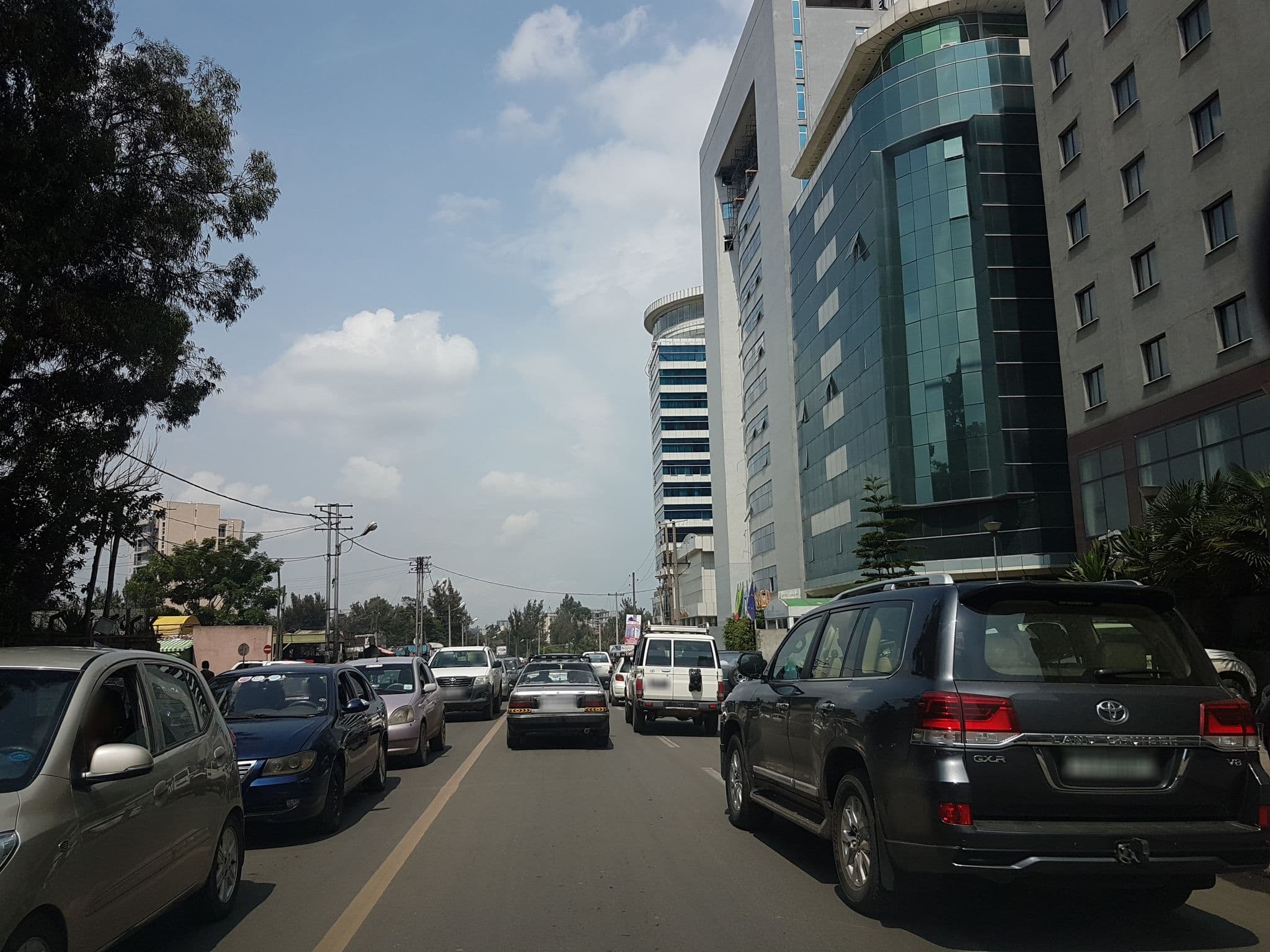 Street view near Radisson Blu Business Lounge, Addis Ababa — © surafel (CC BY-SA · Mapillary)