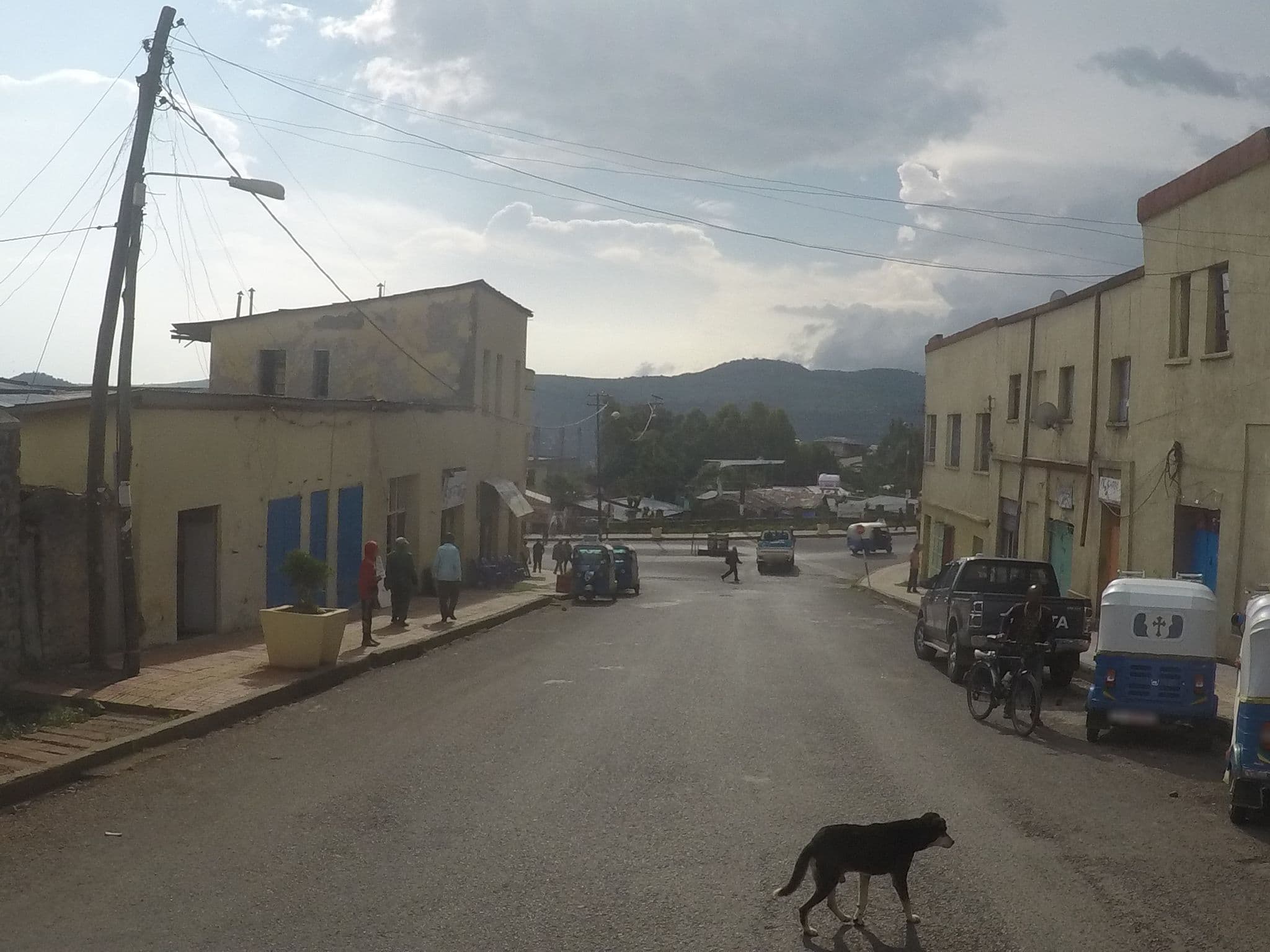 Street view near AG Hotel, Gonder — © chrisbeddow (CC BY-SA · Mapillary)