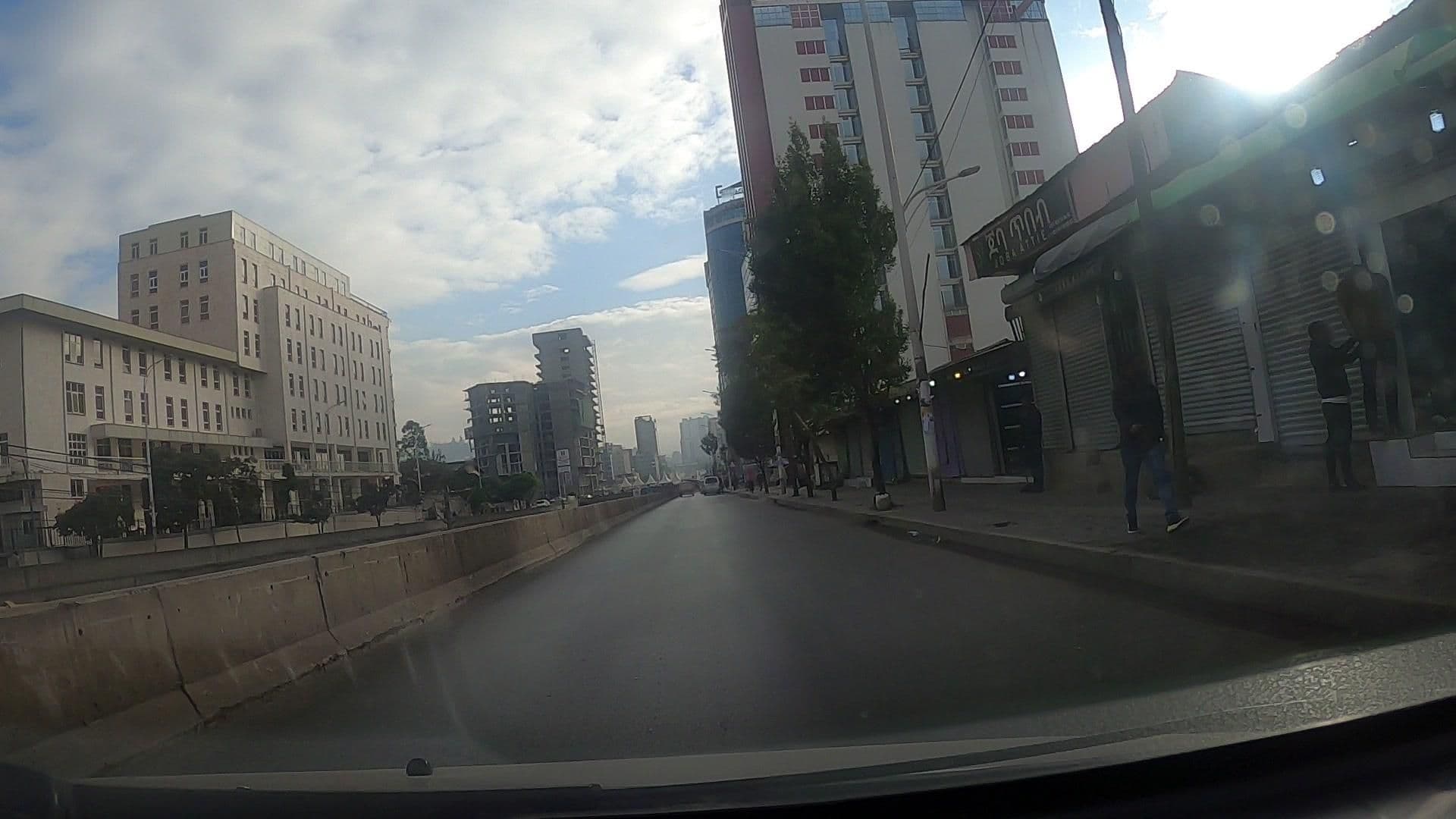 Street view near Debre Damo Hotel, Addis Ababa — © Regatu (CC BY-SA · Mapillary)