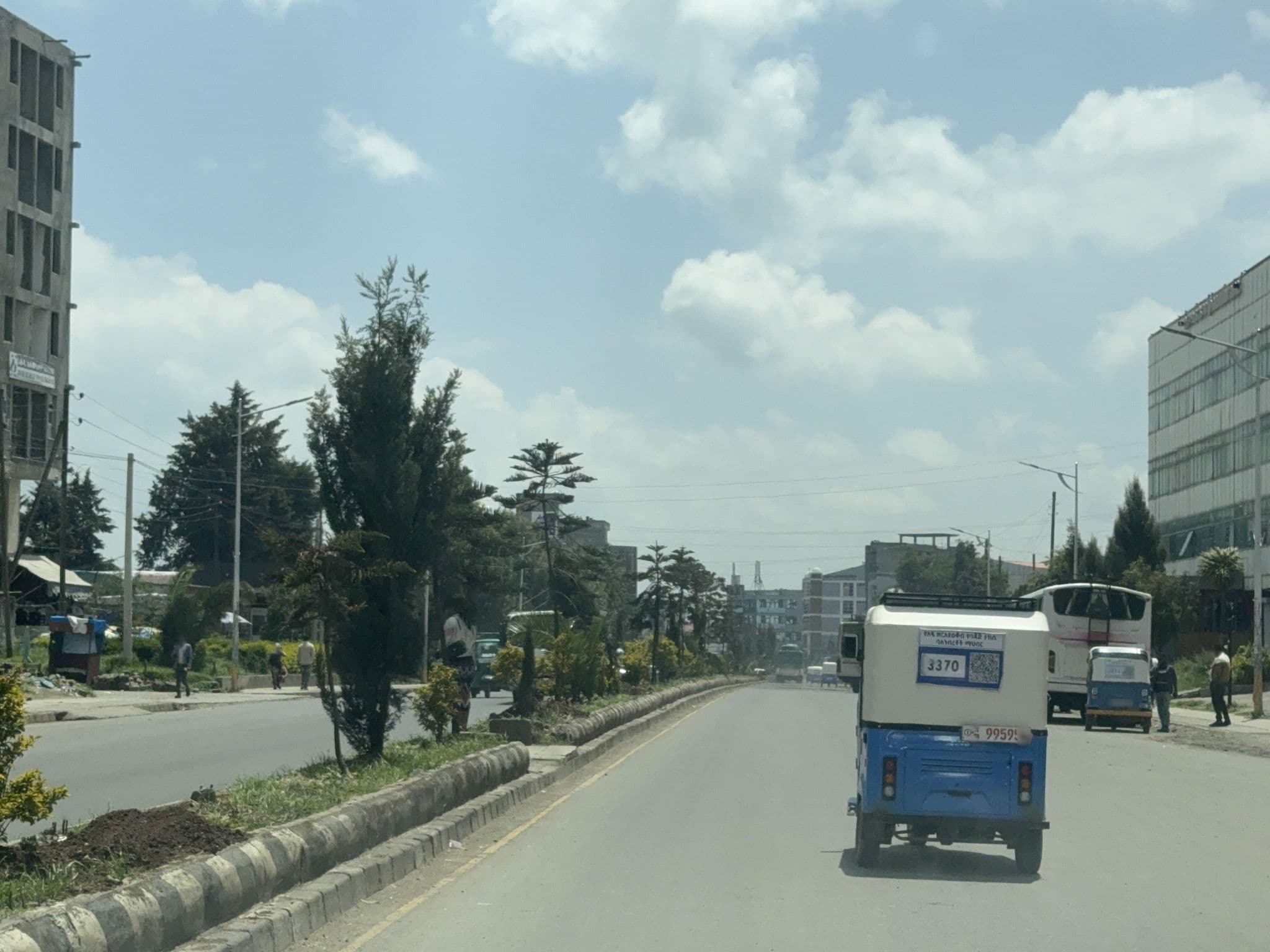 Street view near Hiwotenesh Kaleab & Her Families Hotel, Debre Birhan — © FitsumN (CC BY-SA · Mapillary)